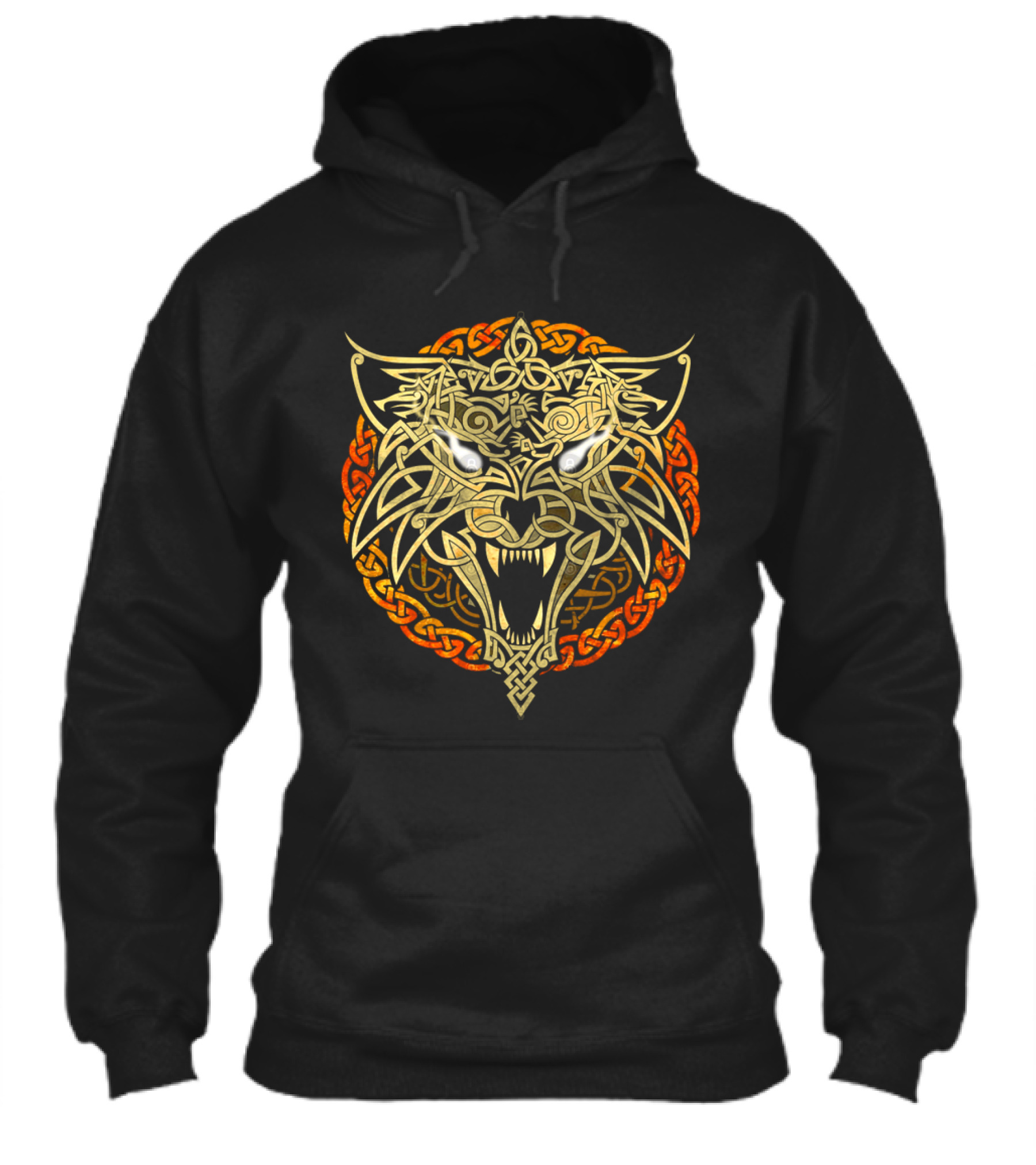 Wolf Fenrir Celtic Knotwork Intricate Symbolism Shirt