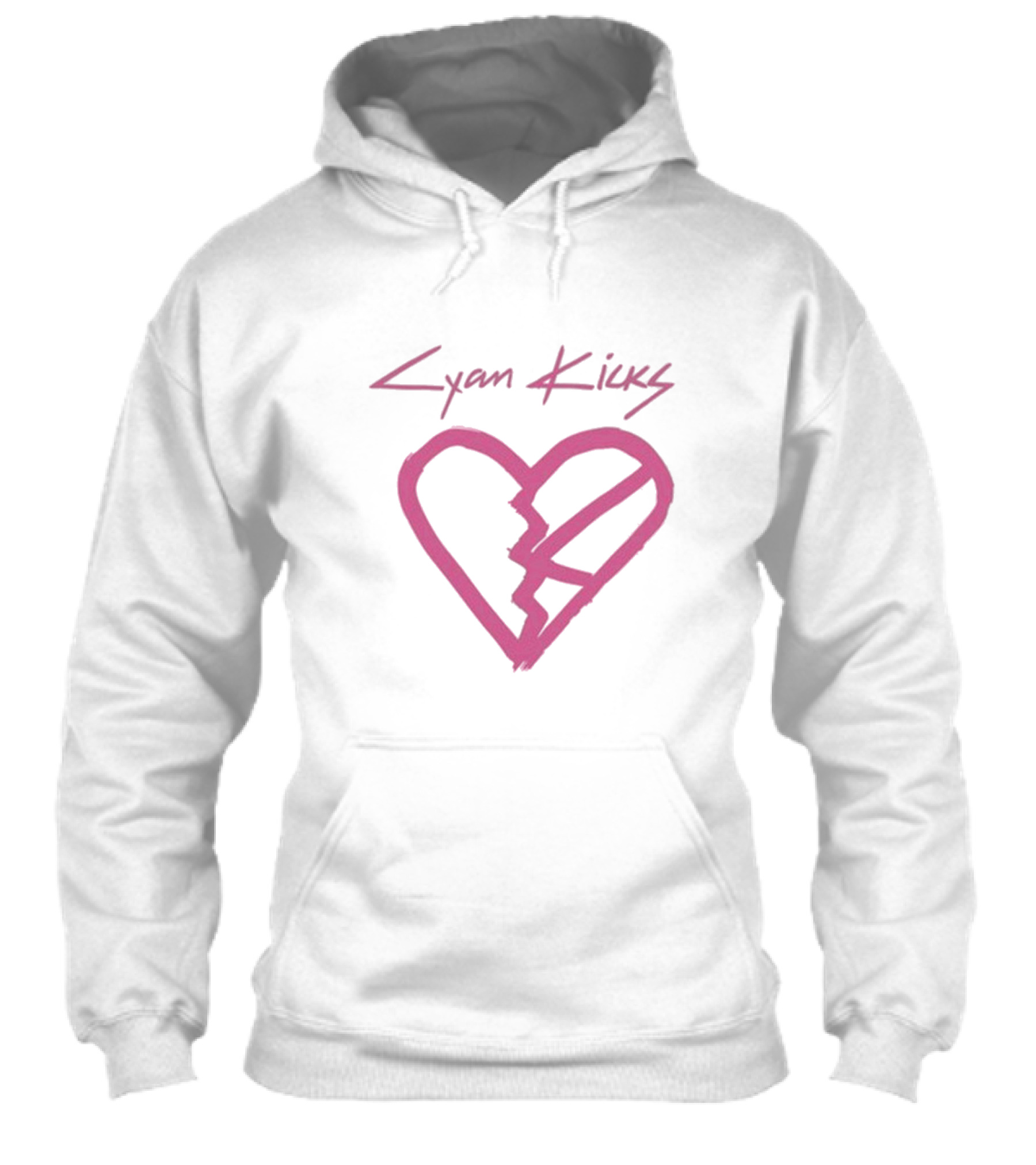 Cyan Kicks Broken Heart Mockup Shirt