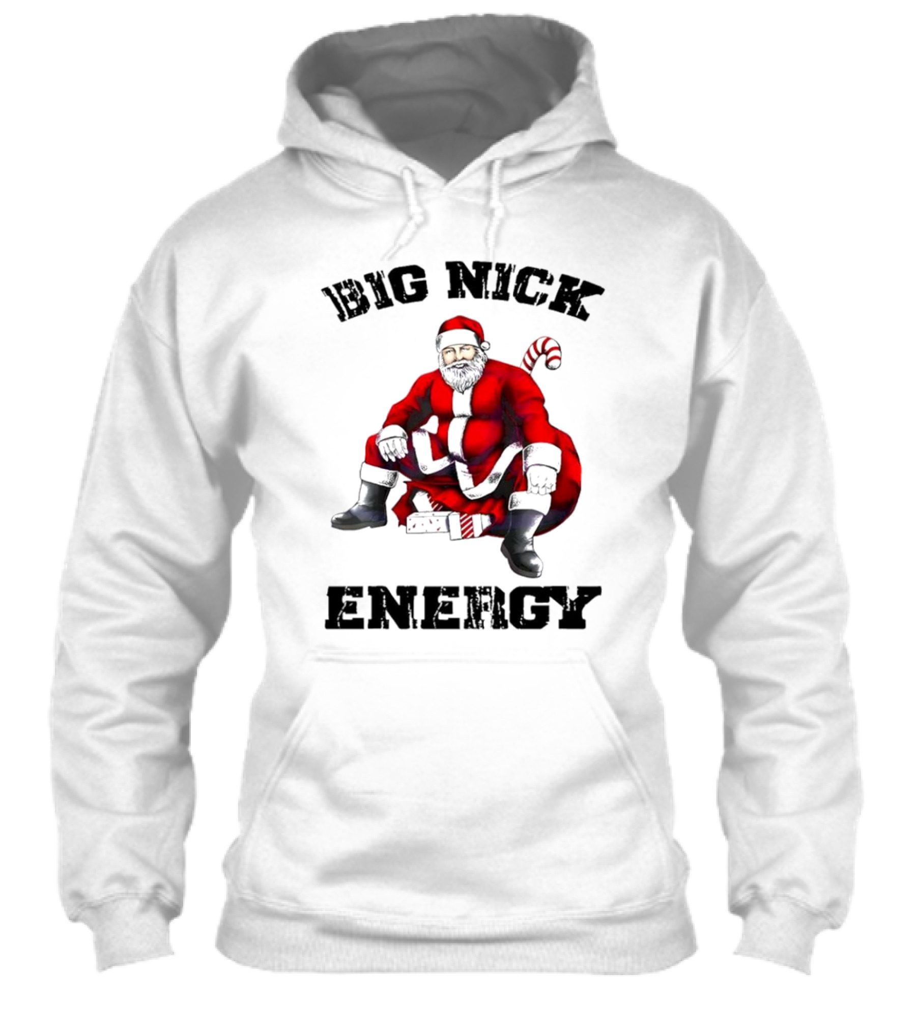 Big Nick Energy Santa Sitting Boldly In Red Suit Shirt