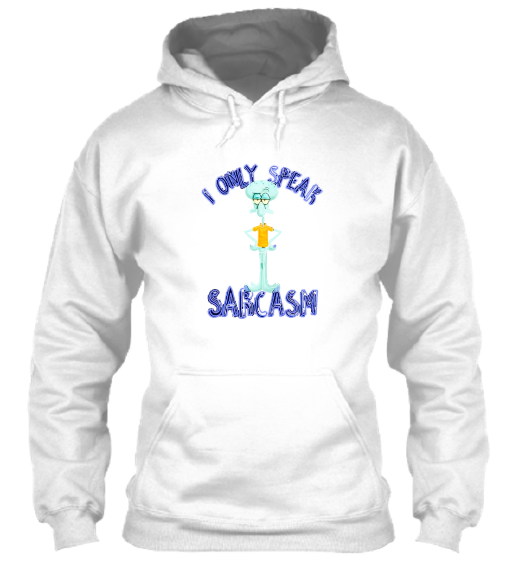 Squidward I Only Speak Sarcasm Character Pose Shirt