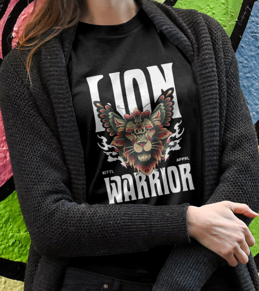 Lion Warrior Kittl Apprl Shirt