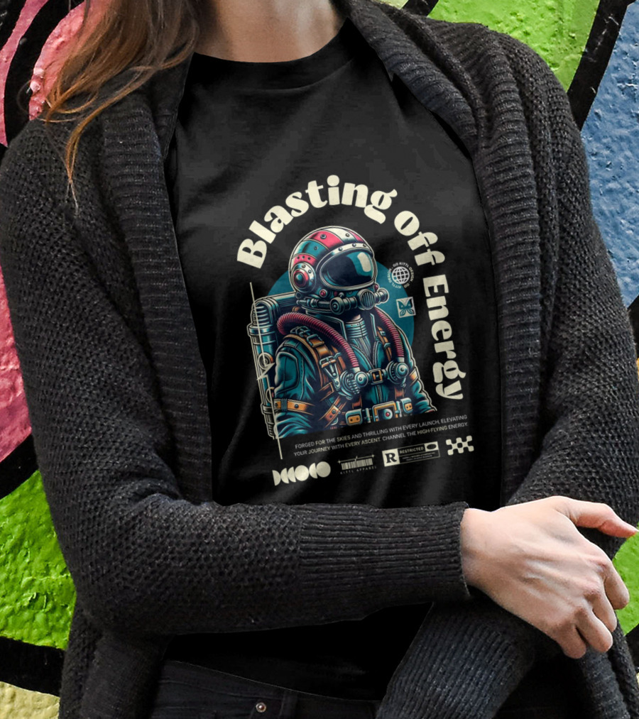 Blasting Off Energy Forged For The Skies Thrilling Launch Highflying Journey Shirt