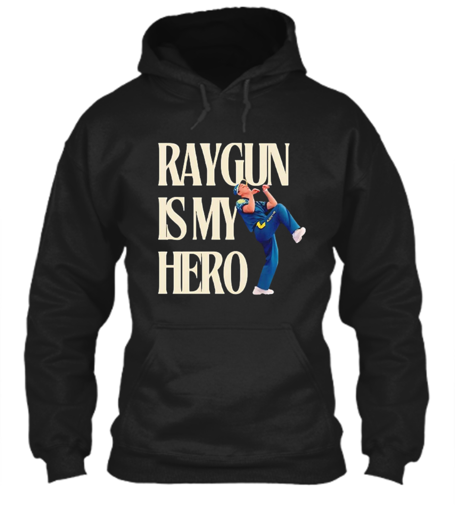 Raygun Is My Hero Pitching Pose Shirt