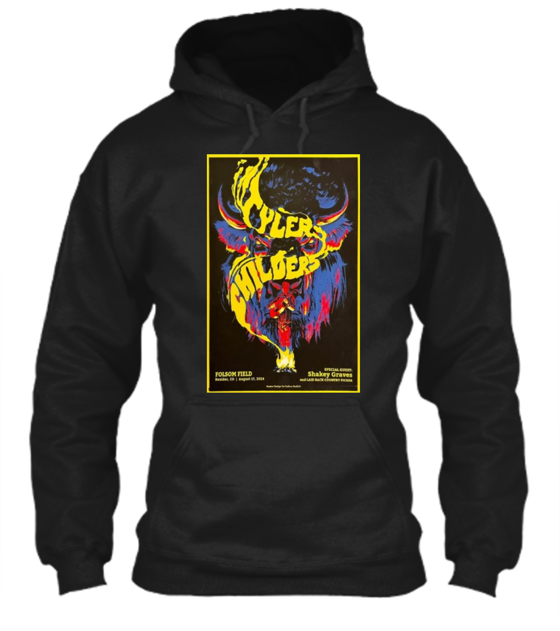 Tyler Childers Folsom Field Boulder Co August 17 2024 Special Guest Shakey Graves Shirt