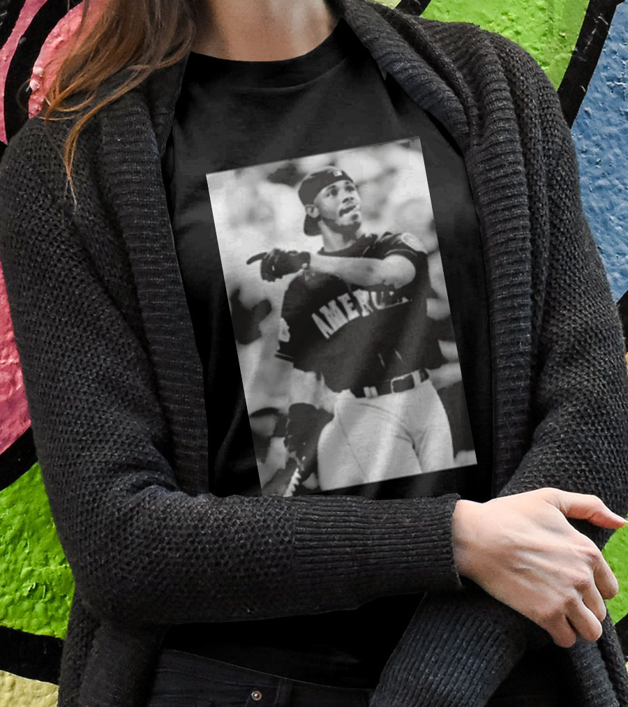 Mina Kimes Wearing Ken Griffey Jr Baseball America Jersey Shirt