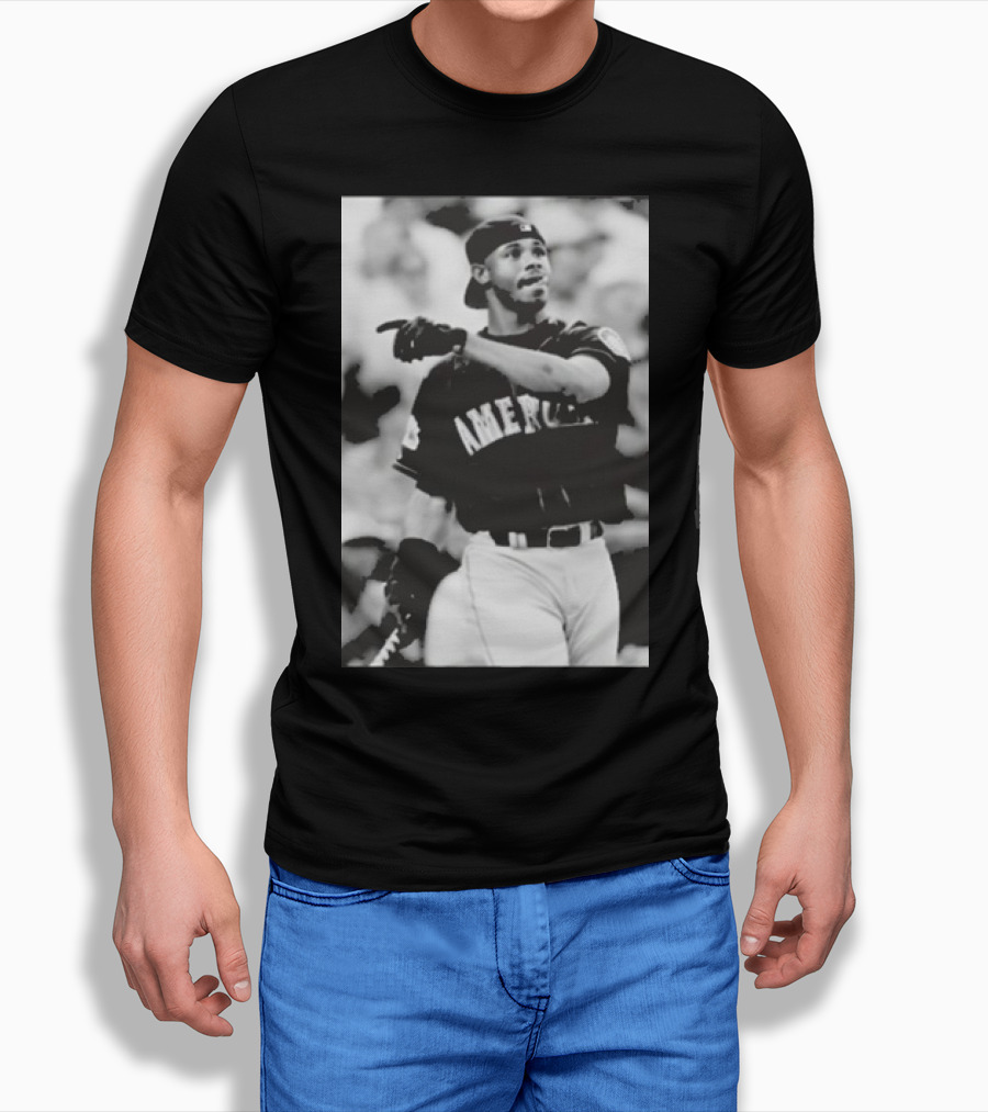 Mina Kimes Wearing Ken Griffey Jr Baseball America Jersey Shirt