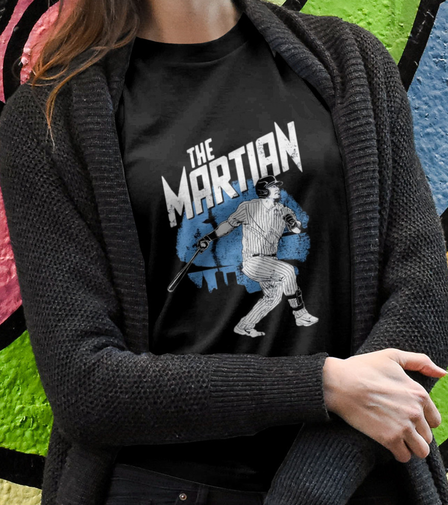 The Martian Jasson Dominguez New York Yankees Baseball Player Skyline Shirt