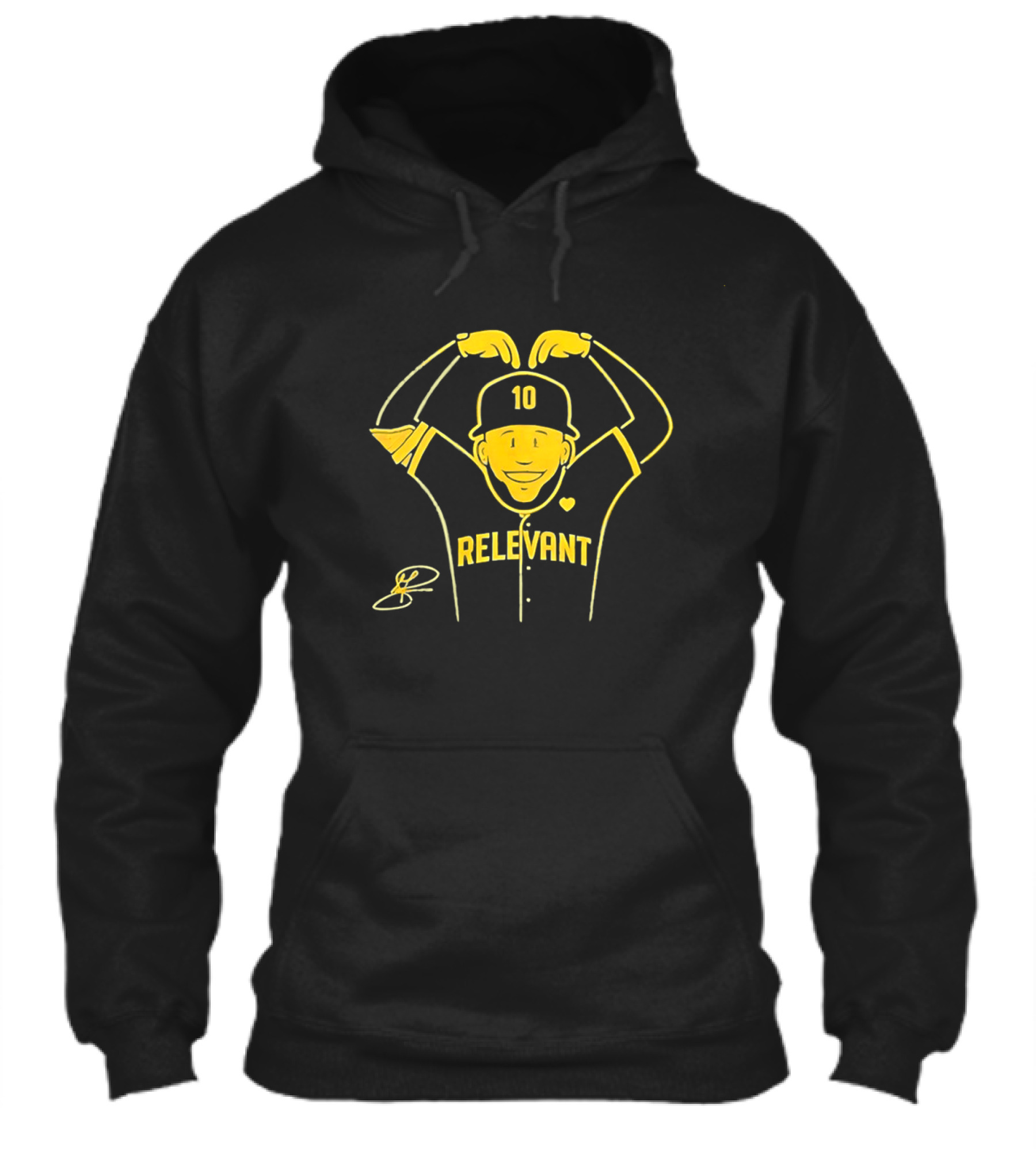 Relevant Heart 10 Signature San Diego Padres Urickson Profar Shirt