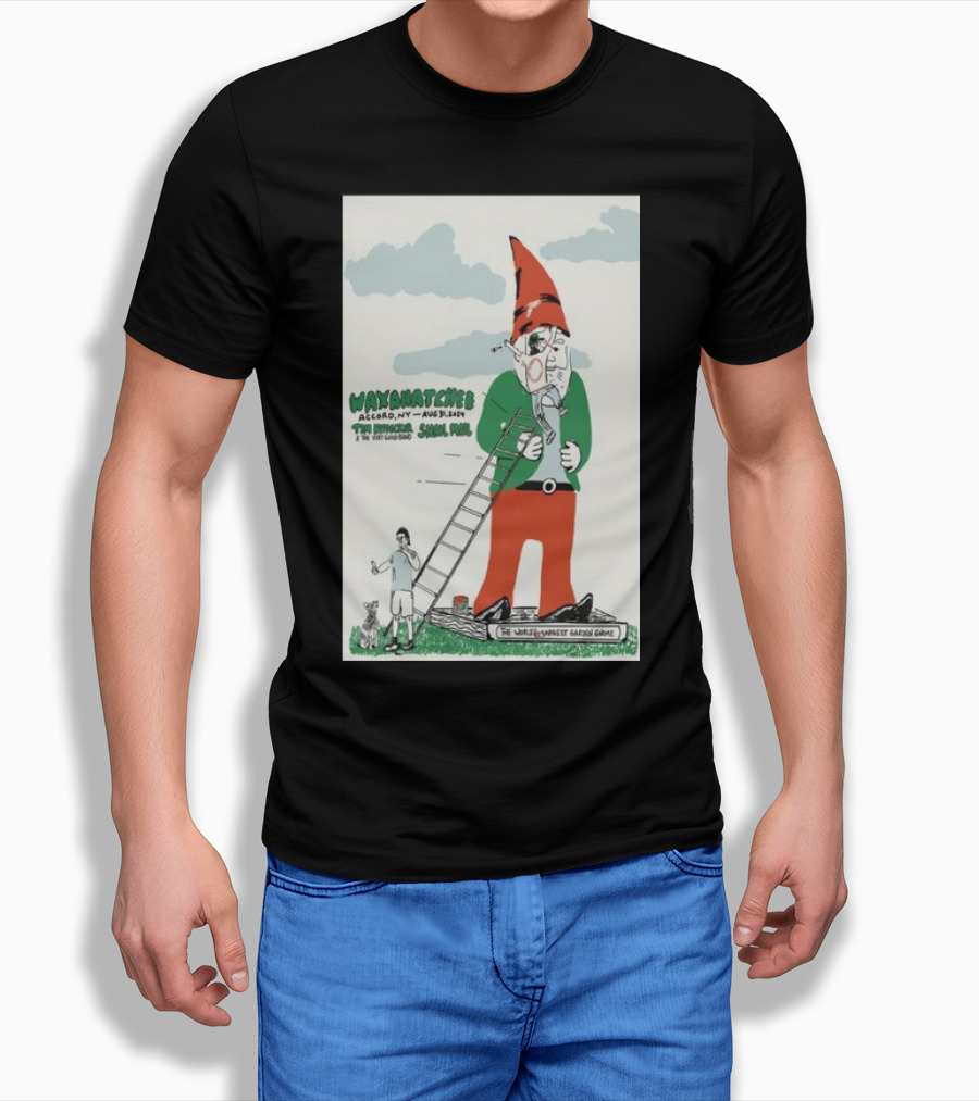 Waxahatchee August 31 2024 Accord Ny Small Paul The Worlds Largest Garden Gnome Arrowood Farms Shirt