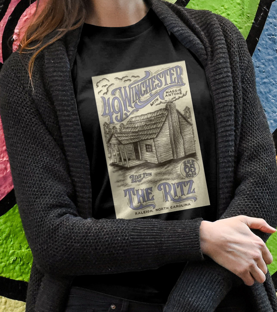 49 Winchester With Maggie Antone Live At The Ritz Raleigh North Carolina Sep 5 Shirt