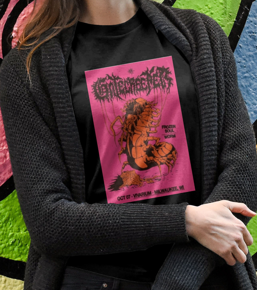 Gatecreeper Frozen Soul Worm Oct 7 2024 Vivarium Milwaukee Wi Shirt