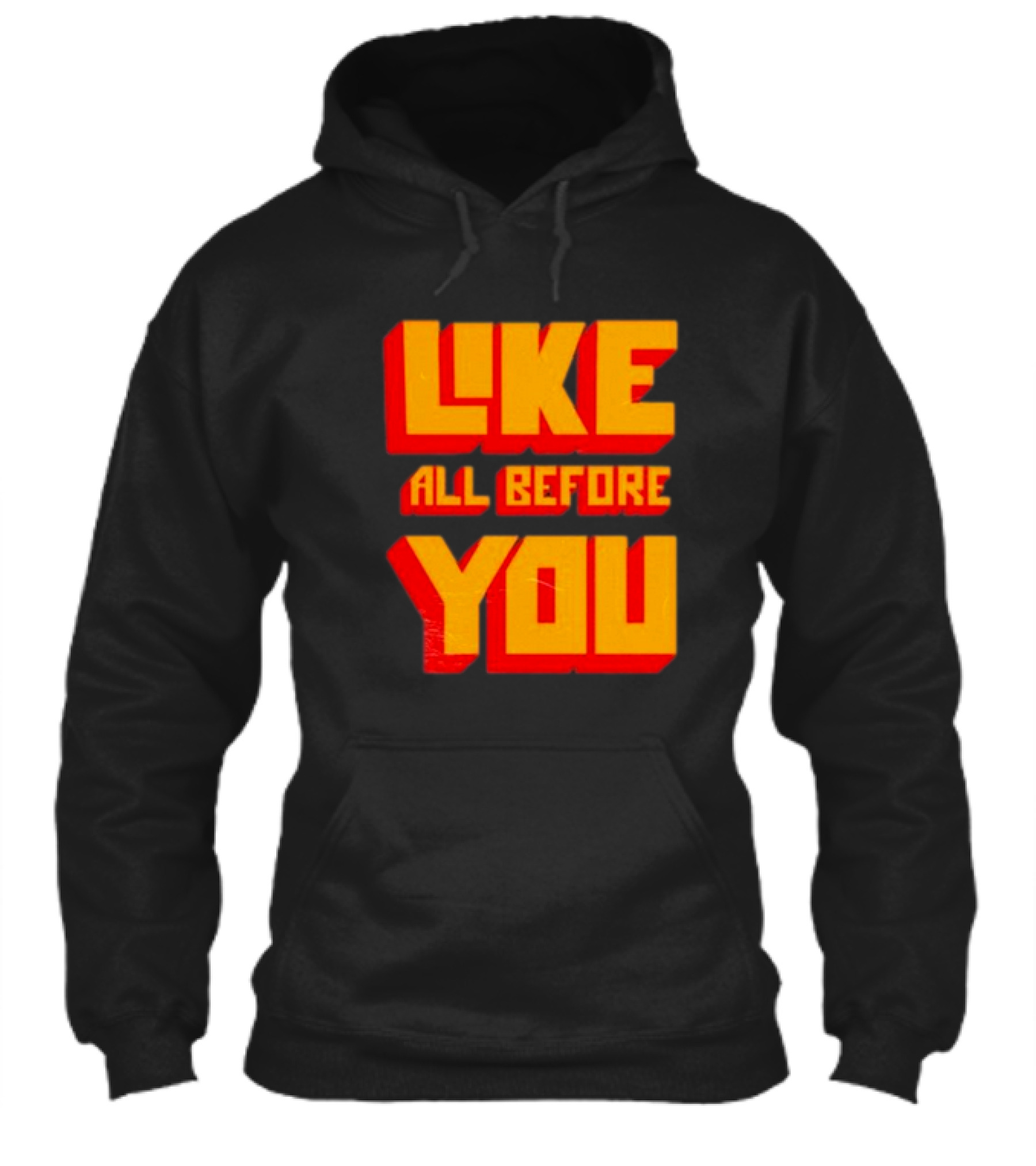 The Voidz Like All Before You Text Bold Yellow Red Shirt