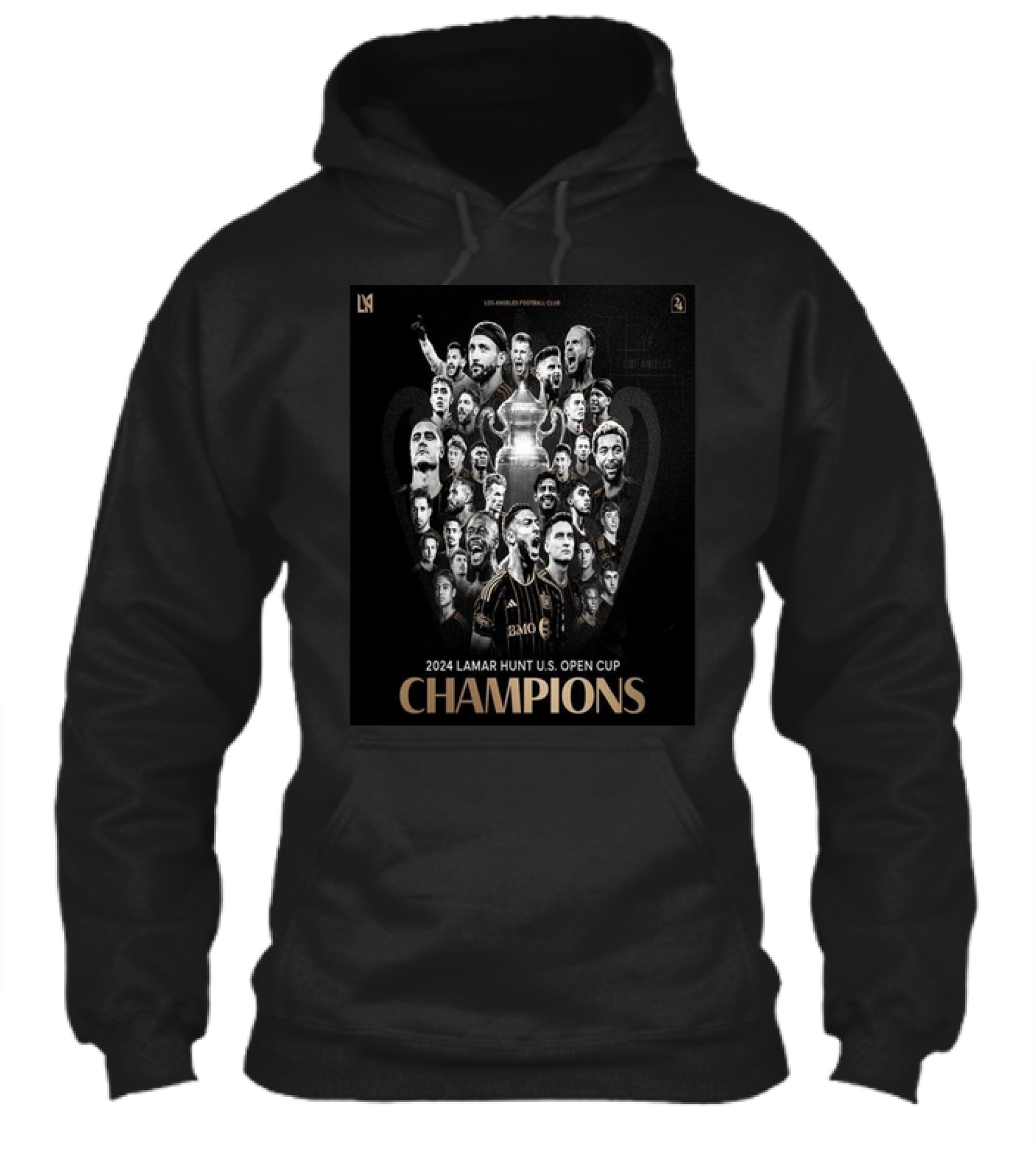 Los Angeles Football Club 2024 Lamar Hunt Us Open Cup Champions Montage Shirt