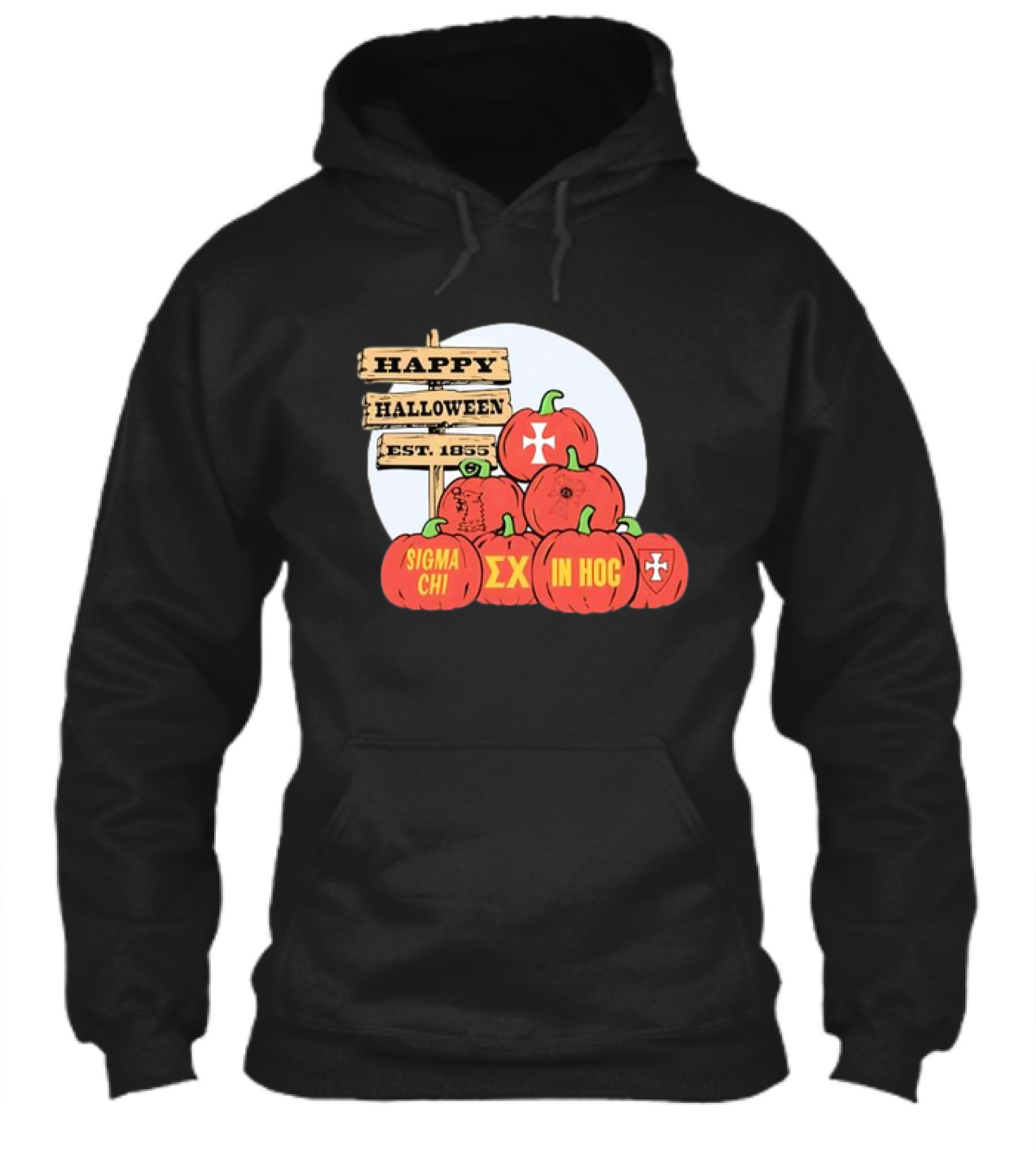 Happy Halloween 2024 Sigma Chi Ii In Hoc Est 1855 Shirt