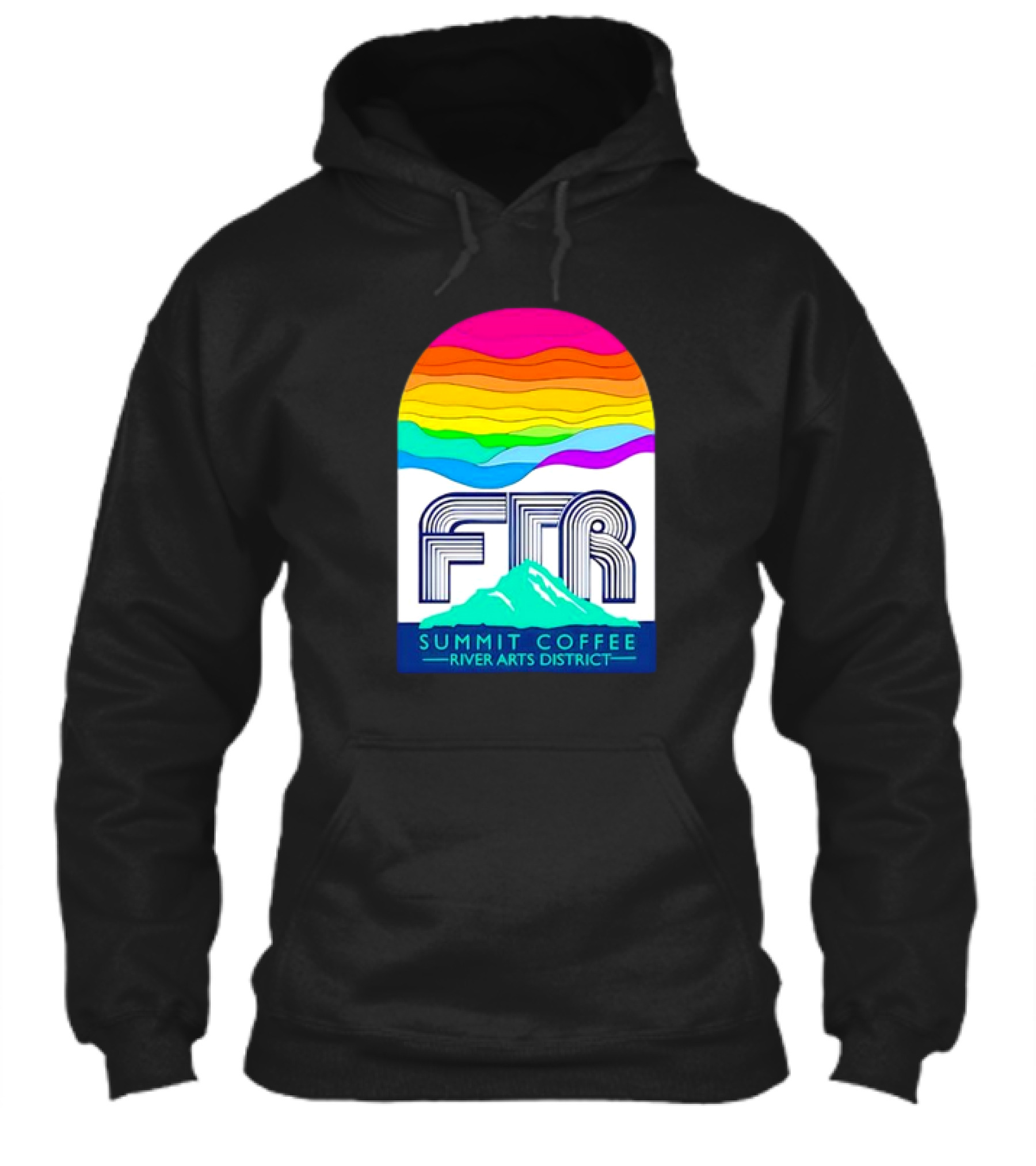 Summit Coffee River Arts District Ftr Rainbow Arch Mountain Available Until October 31St Shirt