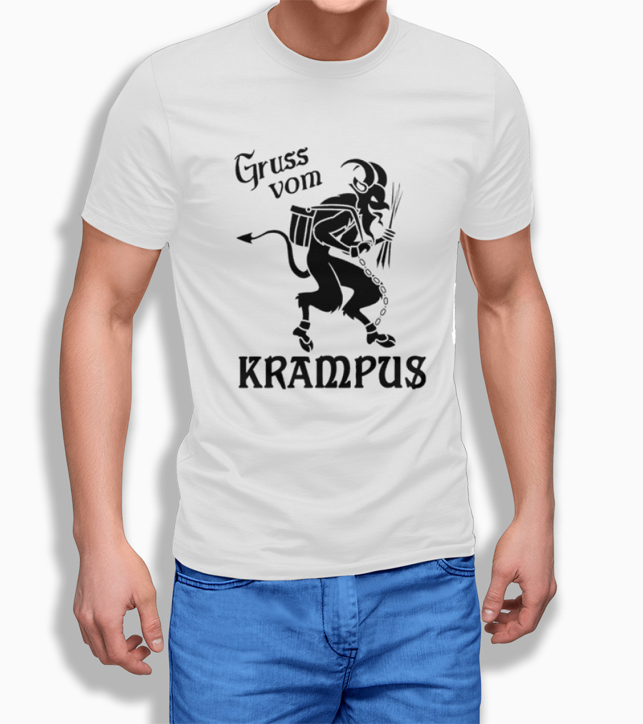 Gruss Vom Krampus Krampus Christmas Holiday Greetings Shirt