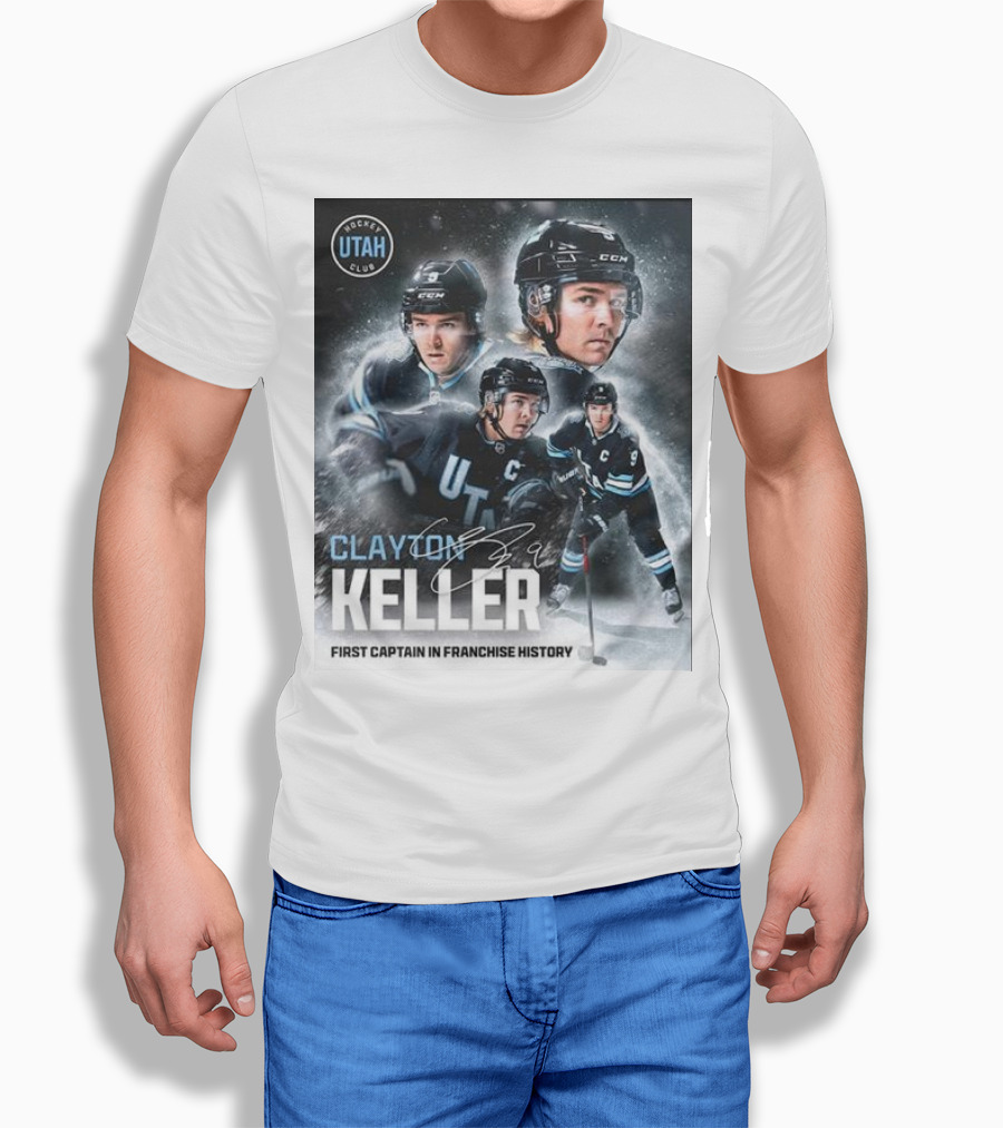 Utah Hockey Clayton Keller First Captain In Franchise History Shirt