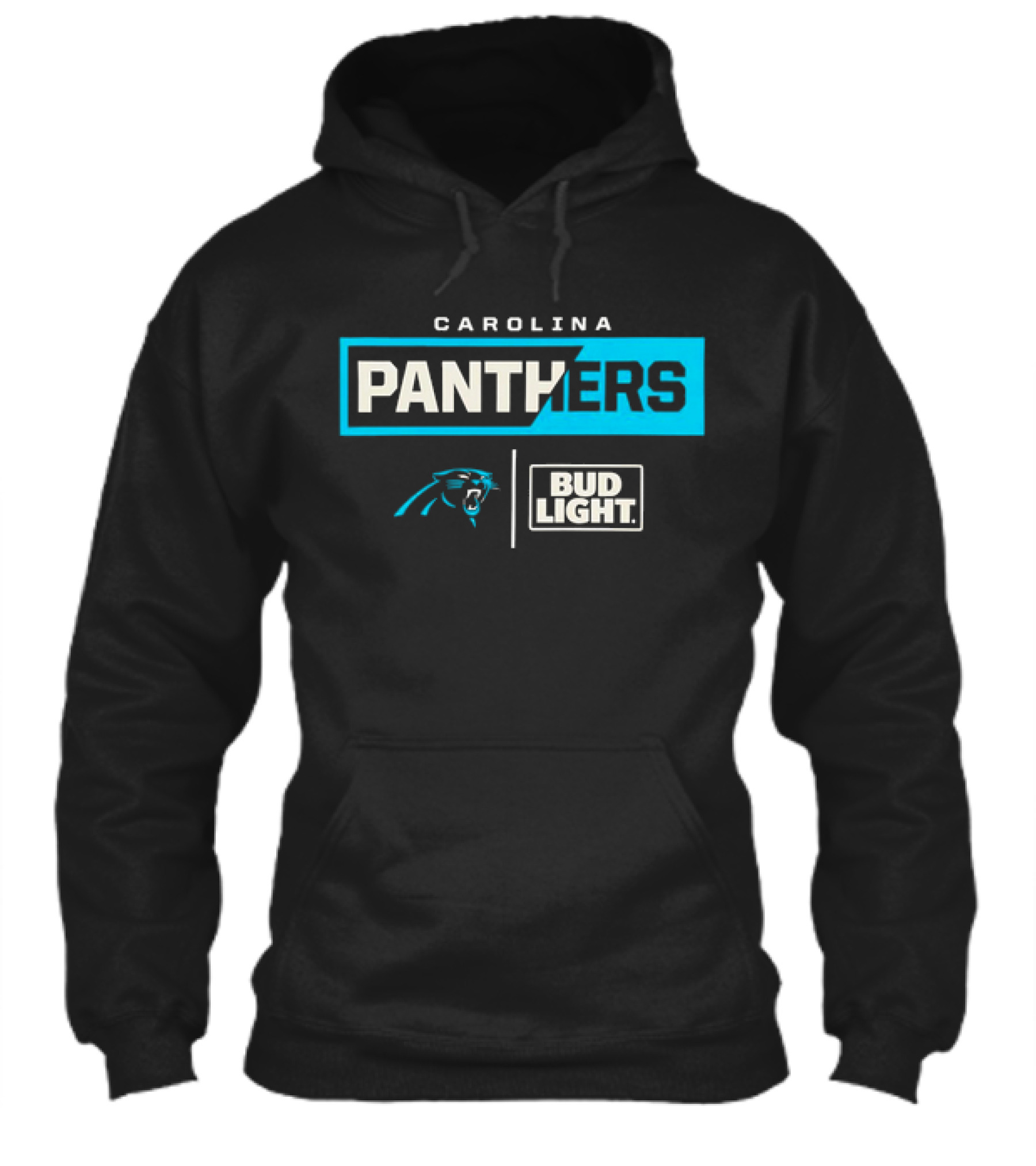 Carolina Panthers Bud Light 2024 Logo Collaboration Shirt