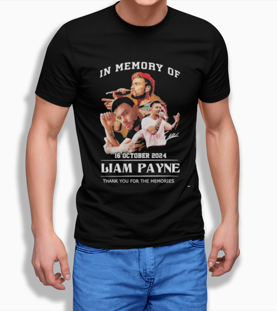 In Memory Of Liam Payne 16 October 2024 Thank You For The Memories Shirt