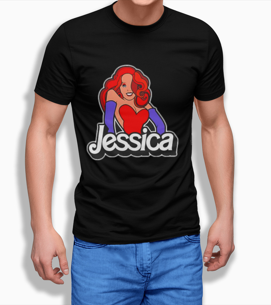 Jessie Doll Jessica Rabbit X Barbie Jessica This Barbie Isnt Bad Shes Just Drawn That Way Shirt