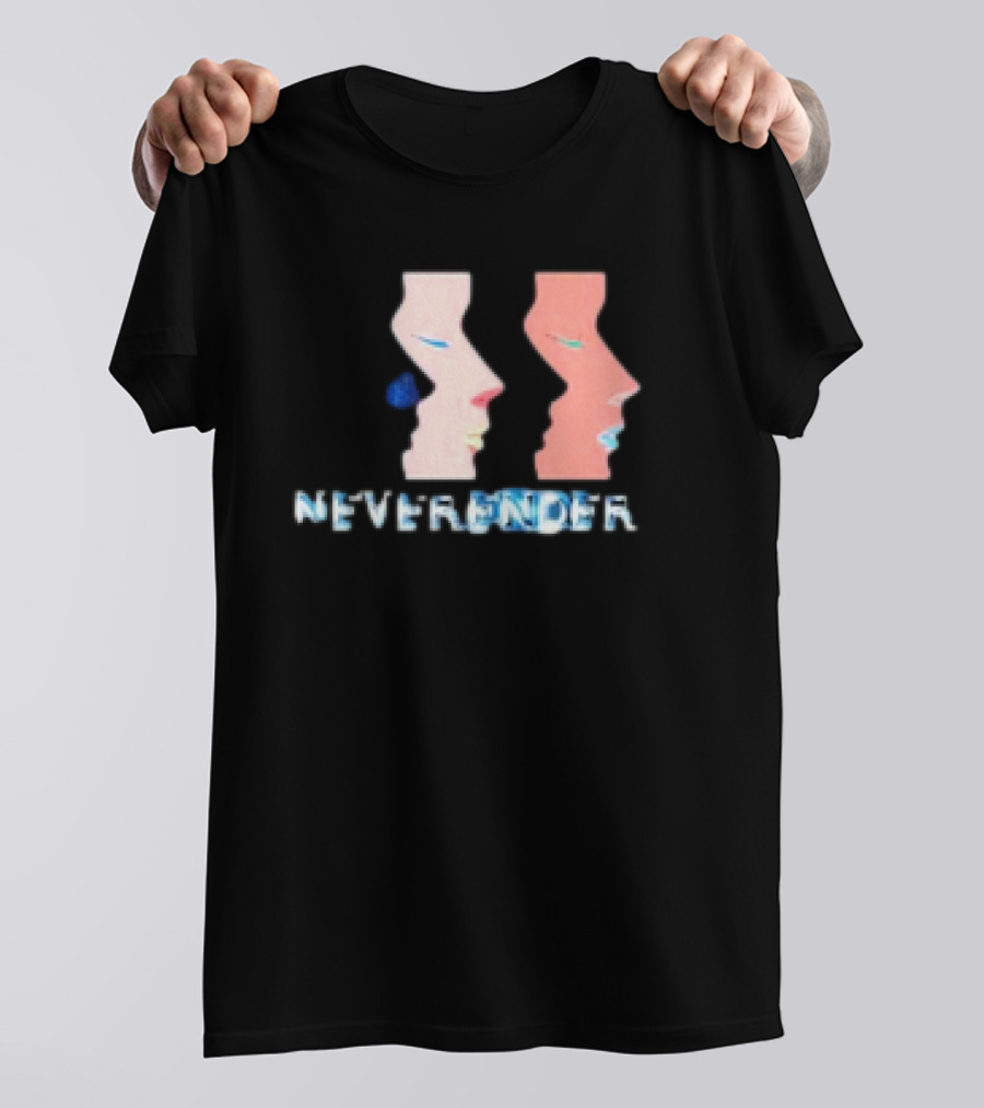 Justice Neverender Smoke 2024 Red Blue Glasses Shirt