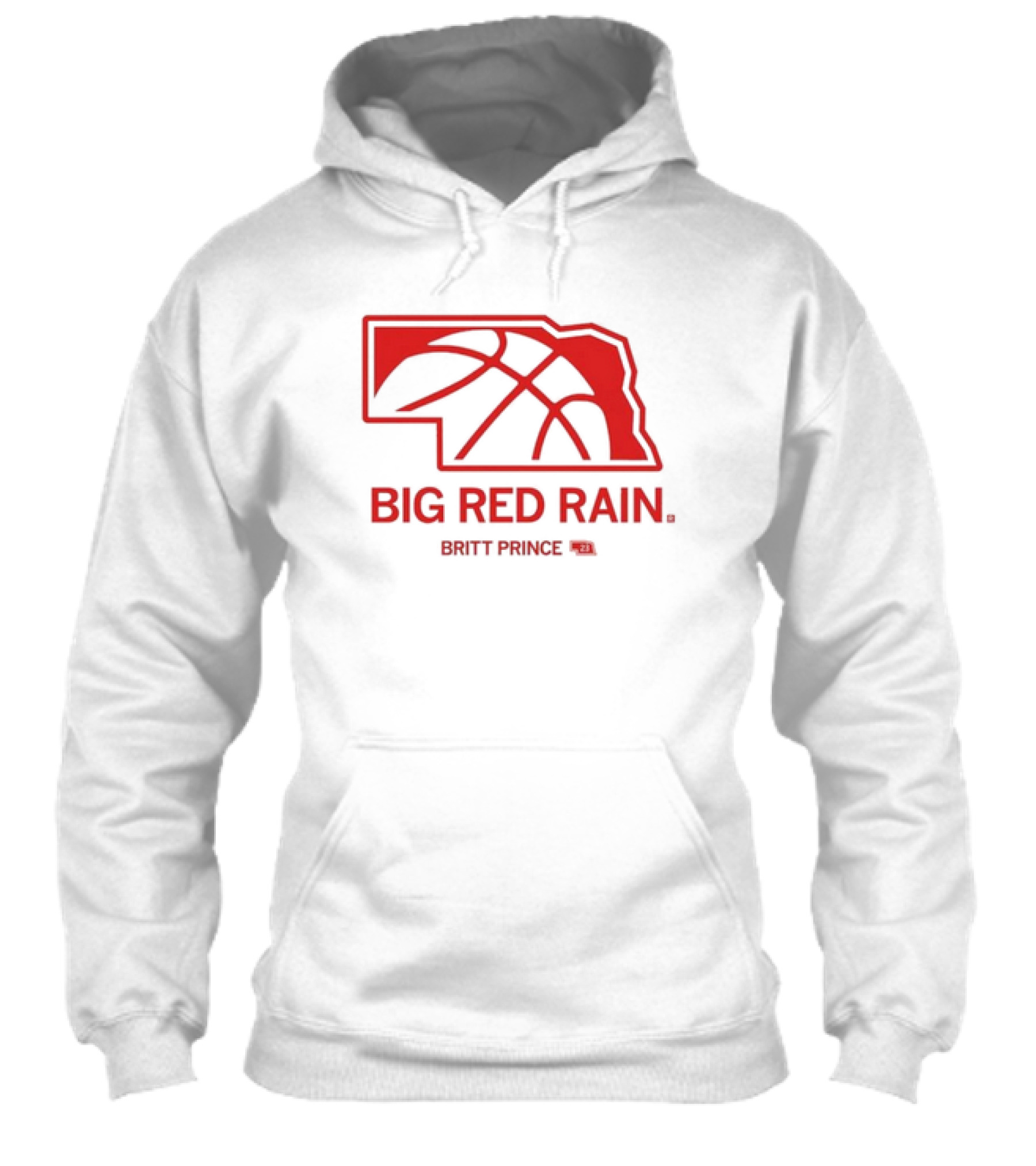 Big Red Rain Britt Prince Nebraska Basketball 21 Shirt