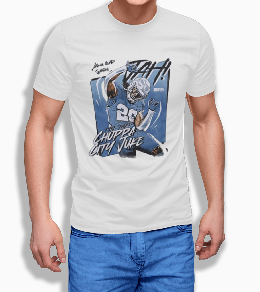 Jahmyr Gibbs Detroit Lions Choppa City Juke Nflpa 26 Football Shirt