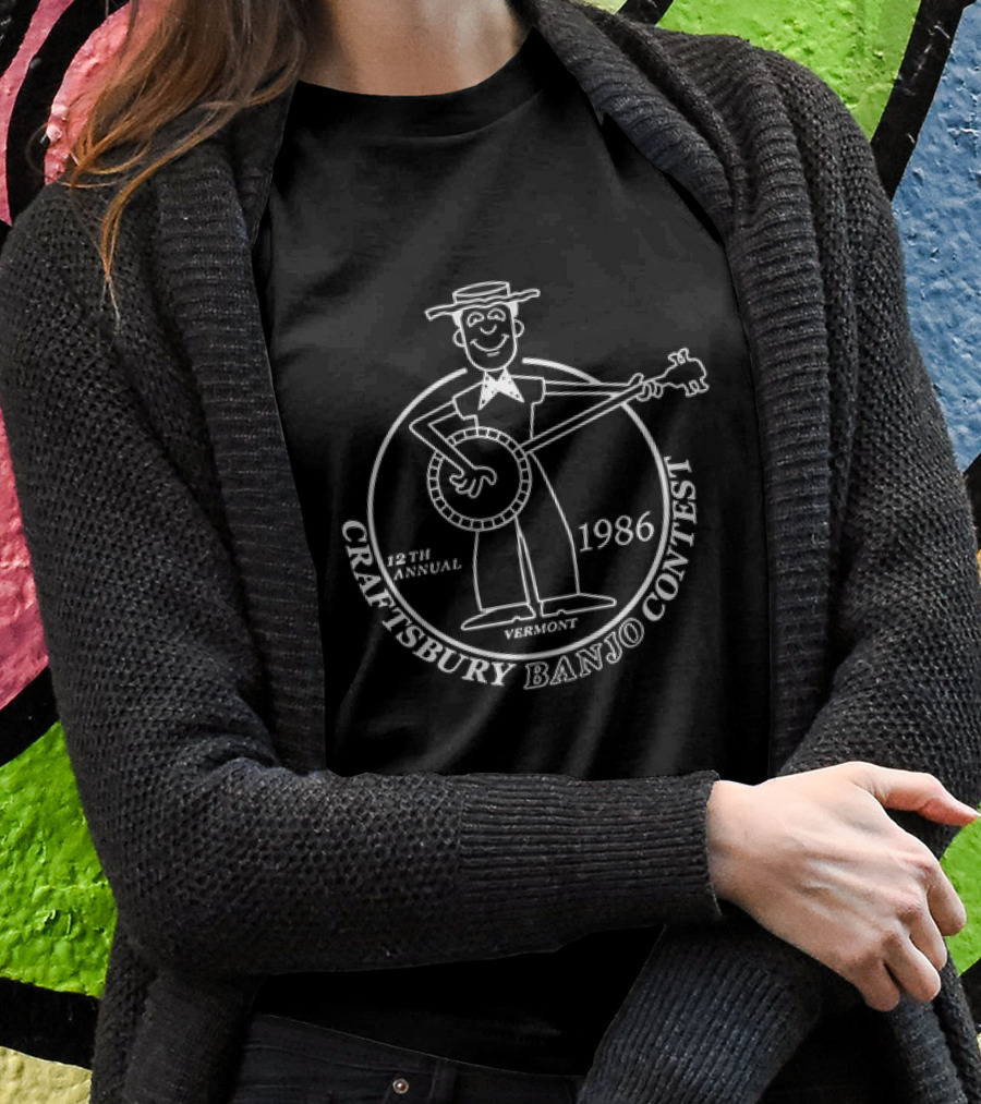 Craftsbury Banjo Contest 1986 12Th Annual Vermont Shirt