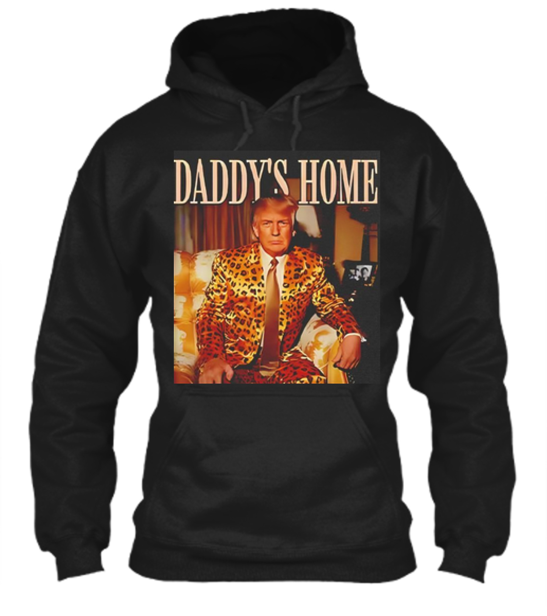 Daddys Home Trump Leopard Suit Shirt