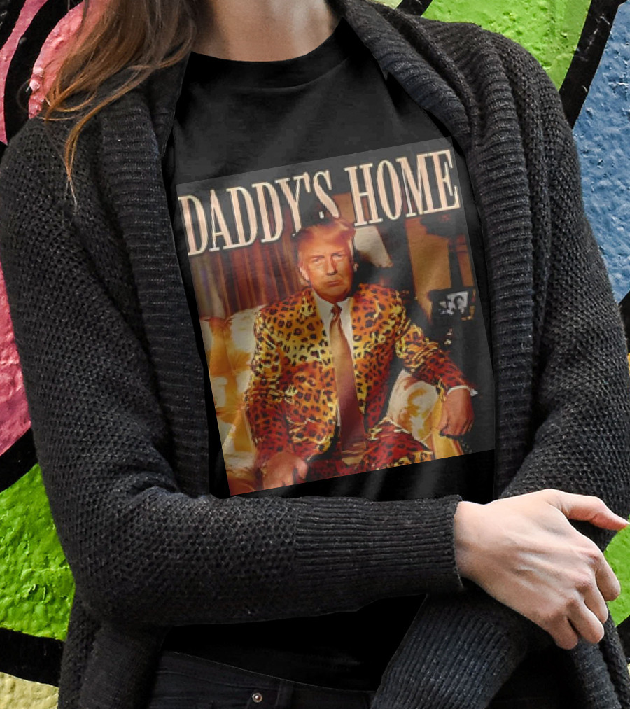 Daddys Home Trump Leopard Suit Shirt