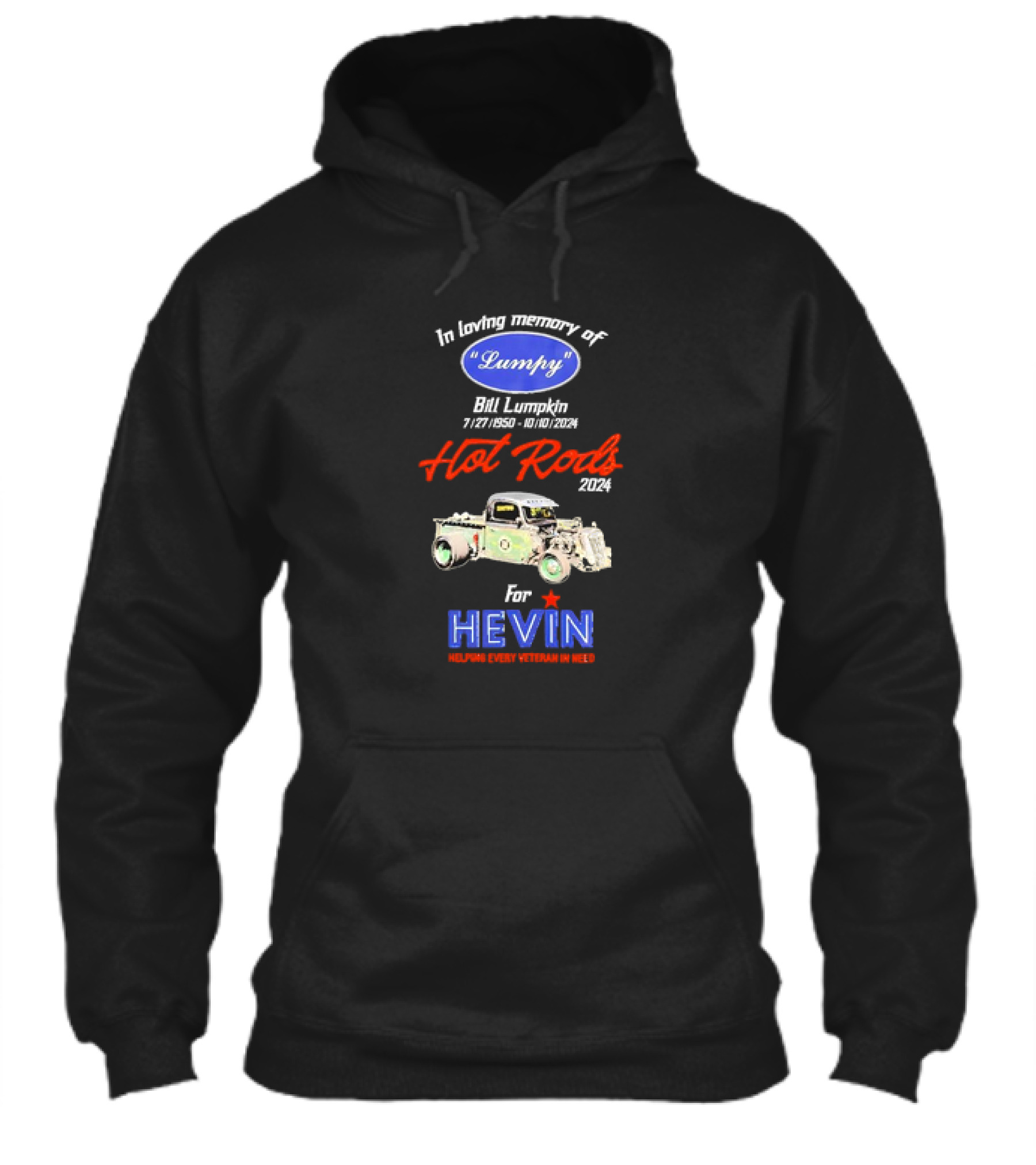 In Loving Memory Of Lumpy Bill Lumpkin Hot Rods 2024 For Hevin Helping Every Veteran In Need Shirt