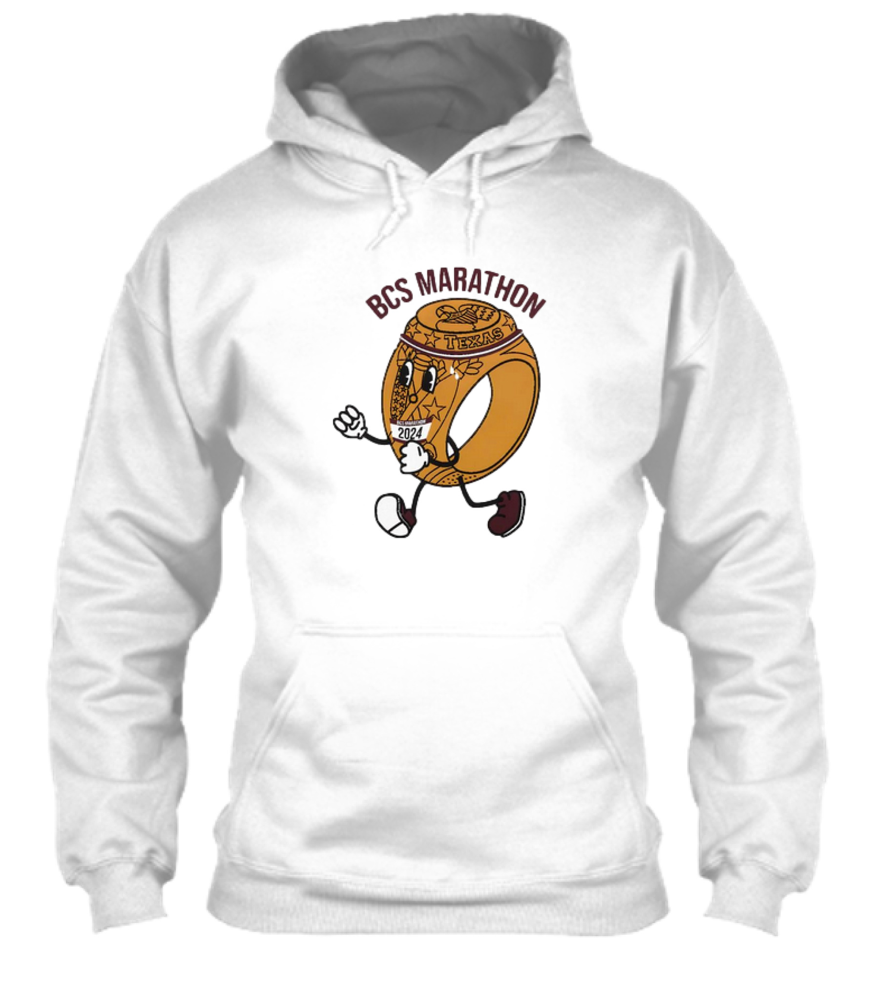 Bcs Marathon 2024 Texas Running Ring Character Shirt