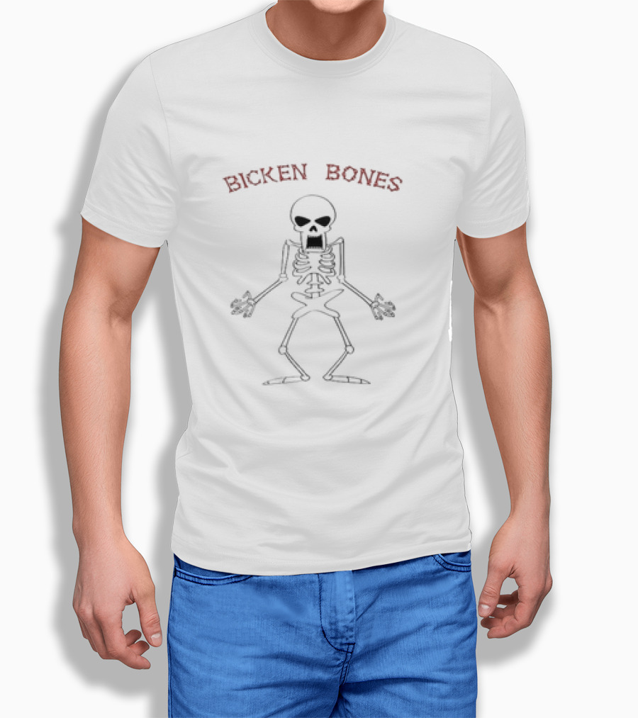 Skeleton Bicken Bones Shirt