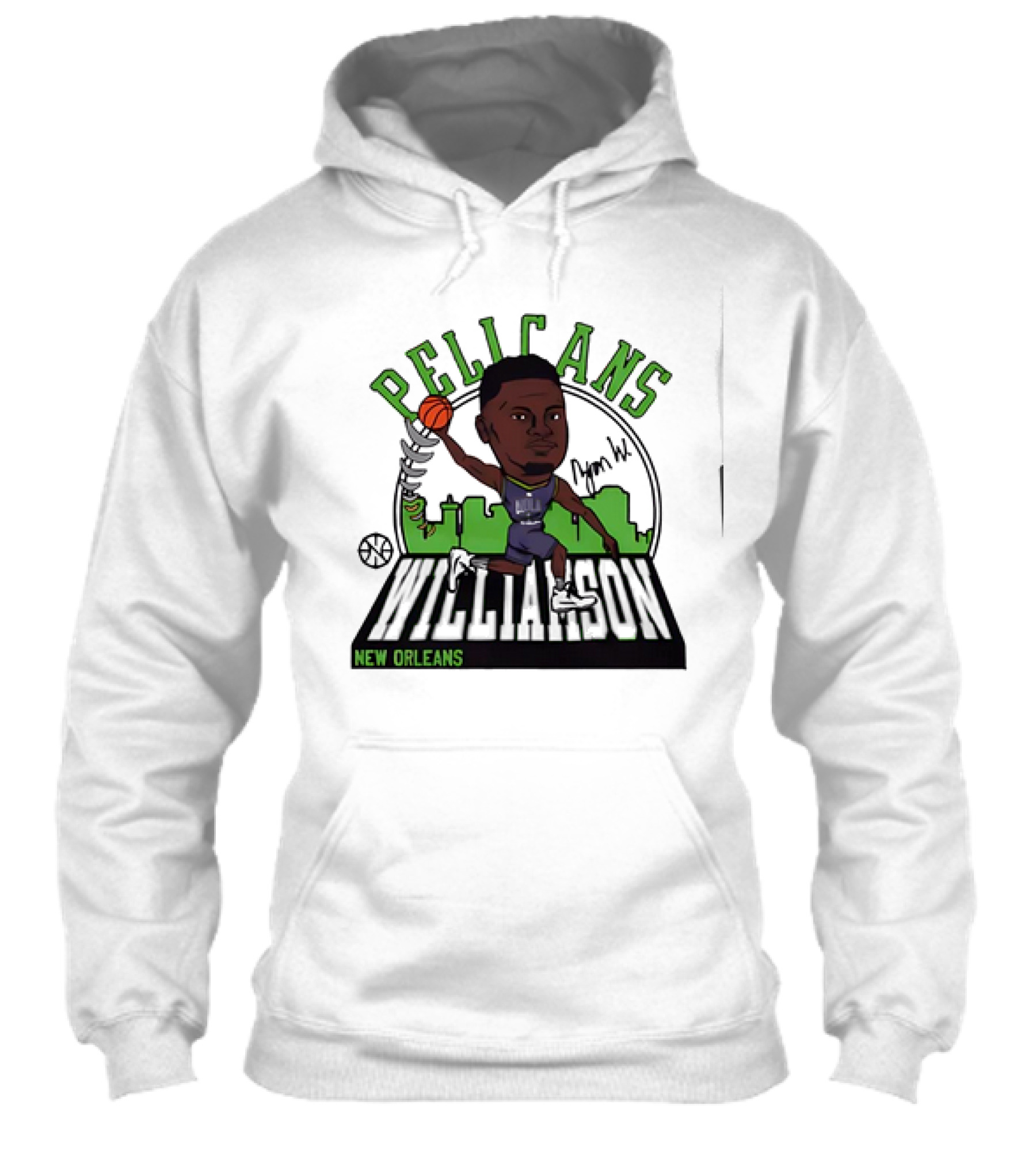 Pelicans New Orleans Zion Williamson Signature Caricature Shirt