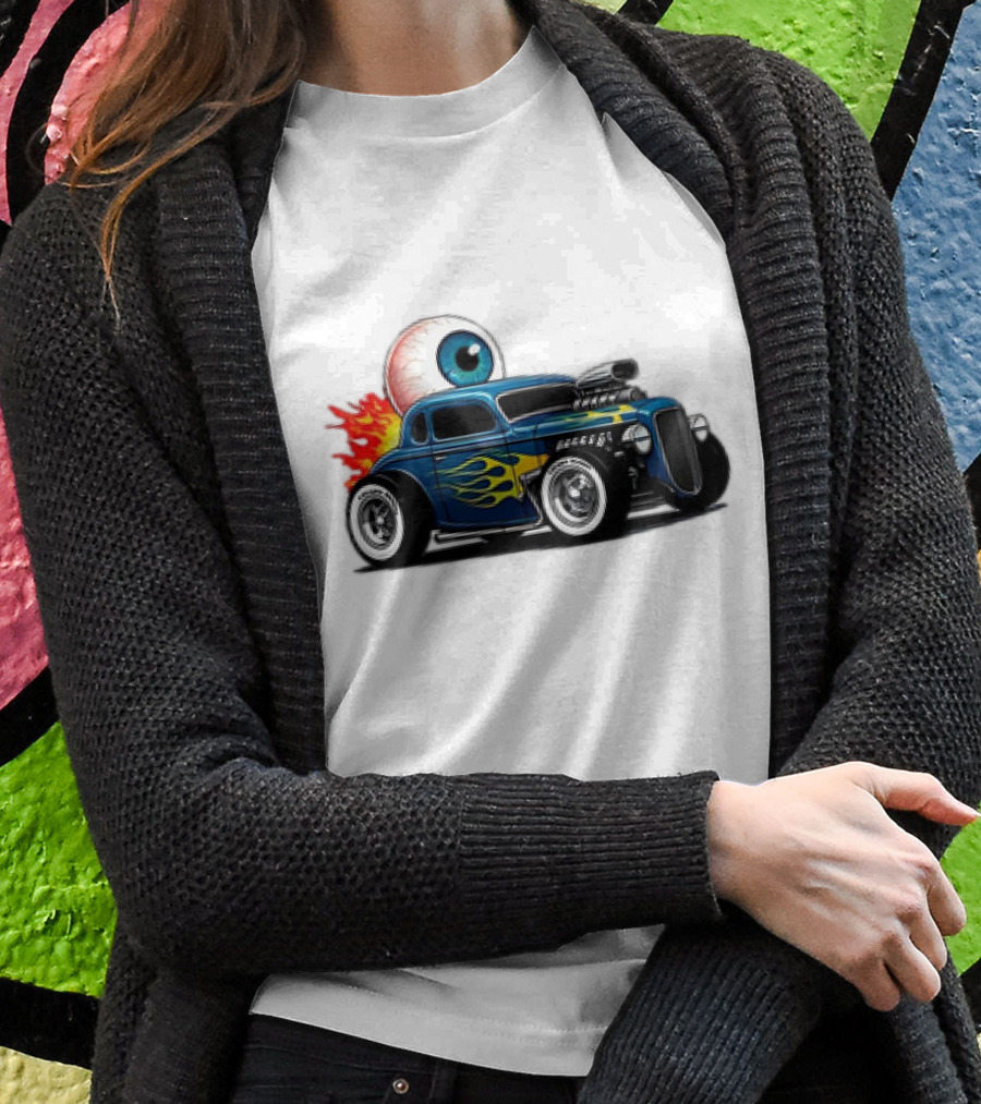 Le Hot Rod Deyeba11 Eyeflame Car Shirt