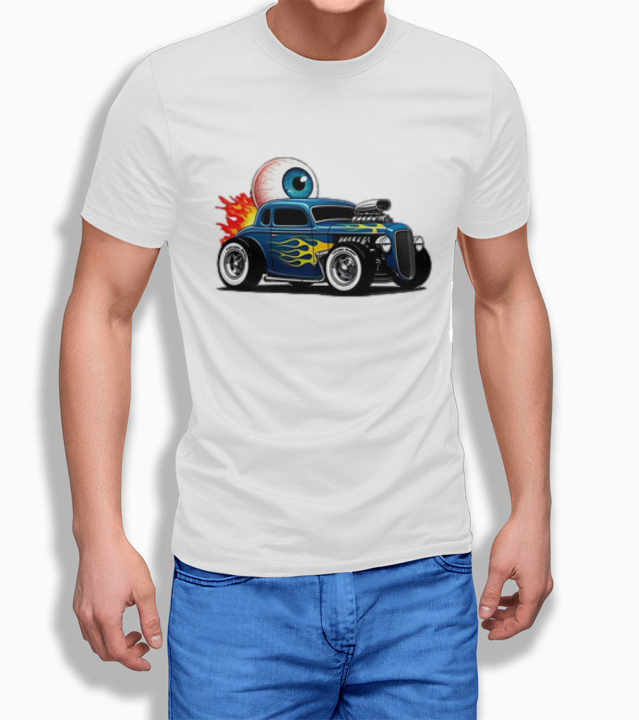 Le Hot Rod Deyeba11 Eyeflame Car Shirt