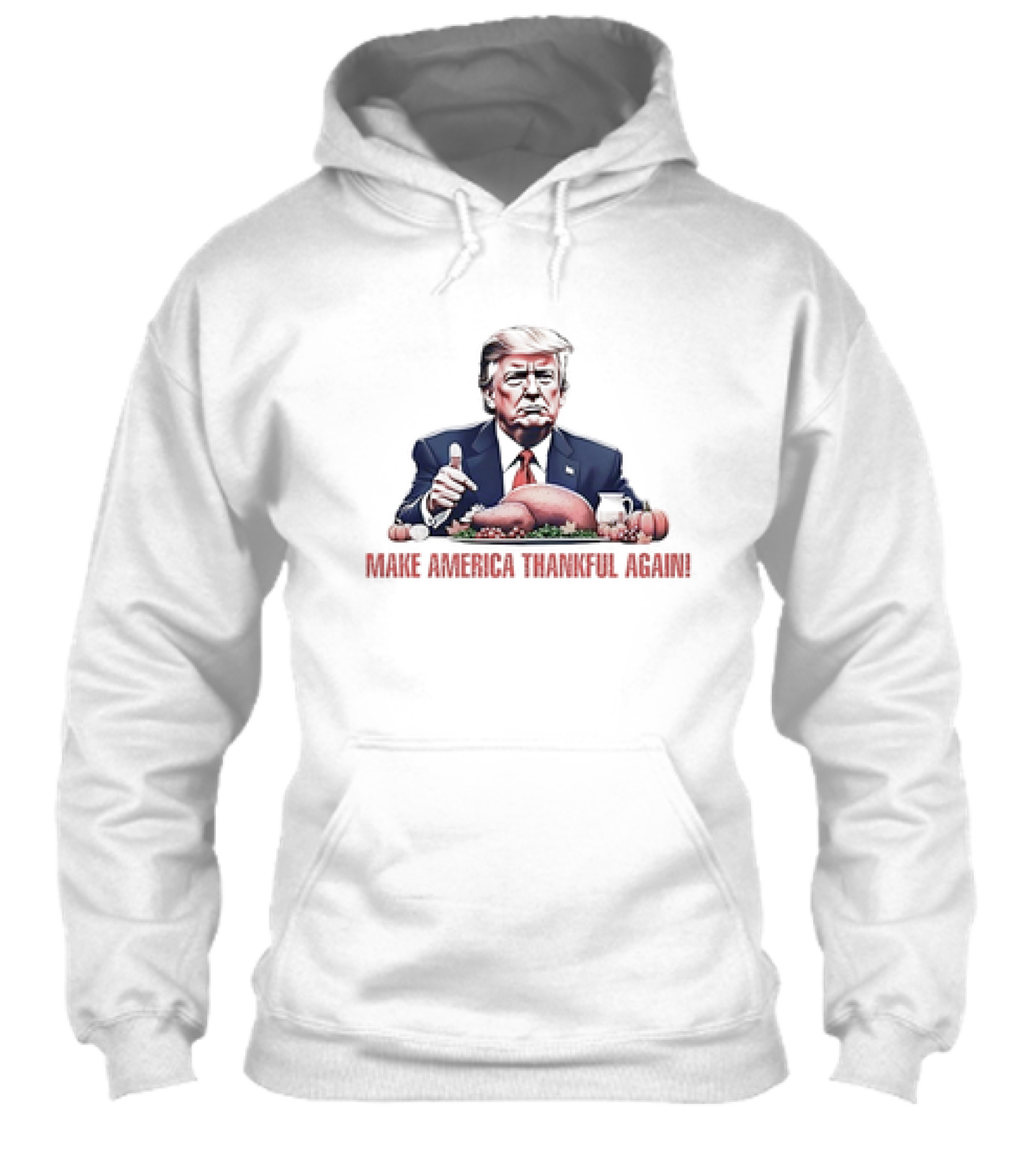 Make America Thankful Again Donald Trump Thanksgiving Turkey Shirt