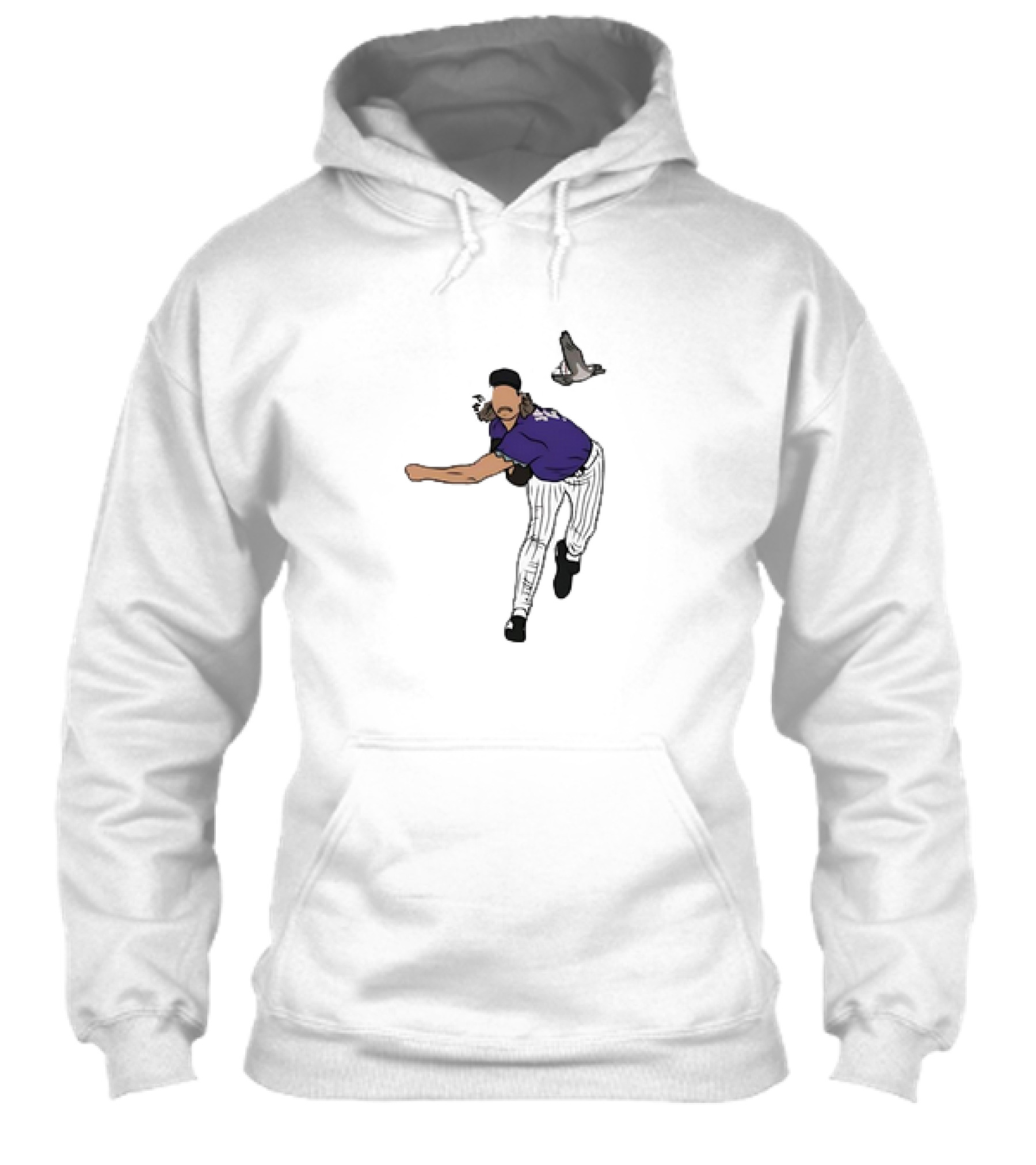 Randy Johnson Bird Collision Moment Baseball Shirt