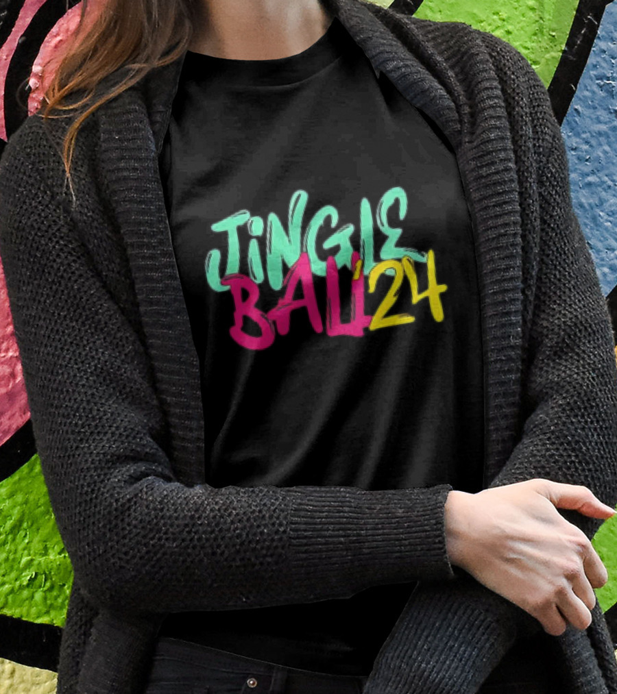 Jingle Ball 24 Colorful Typography Shirt