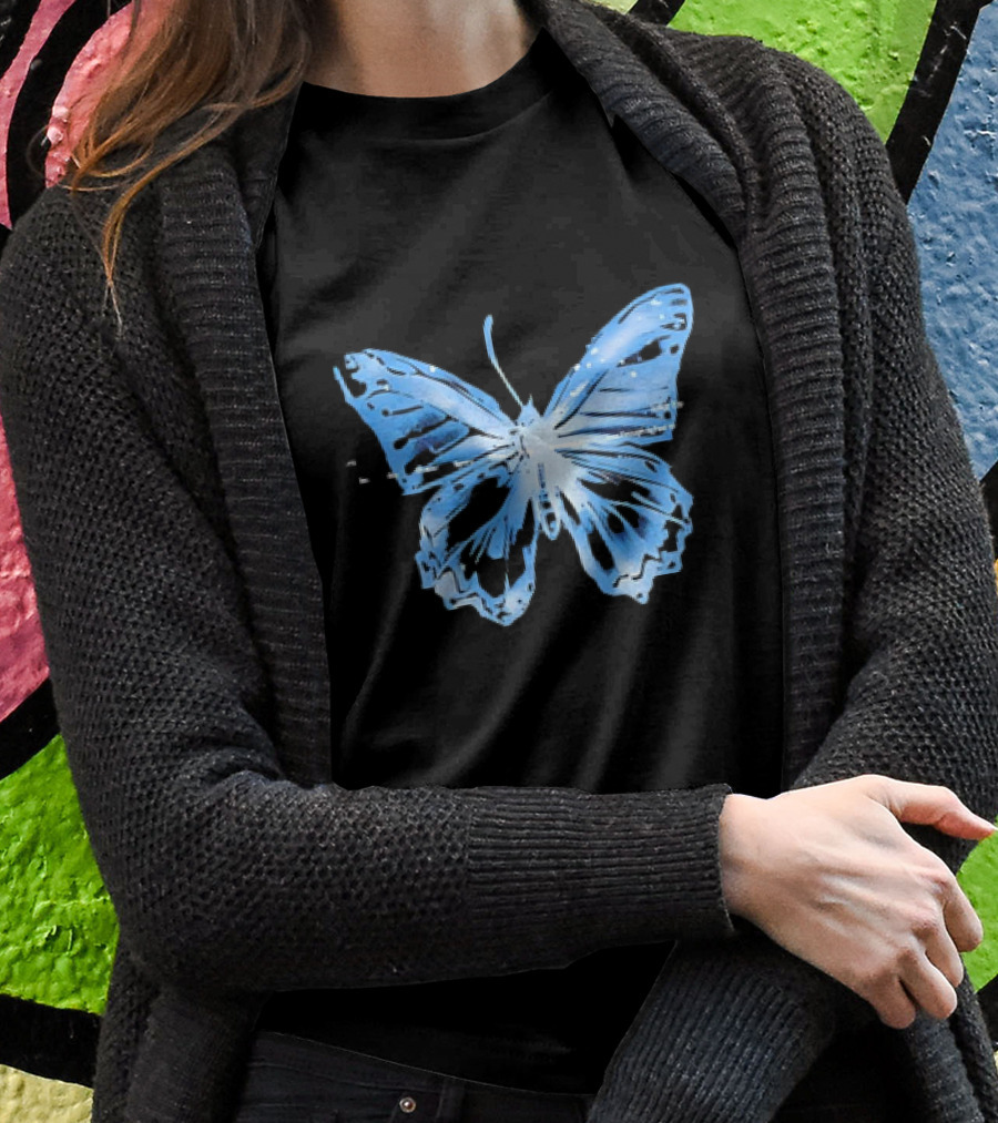 Luke Hemmings Boy Blue Butterfly Shirt