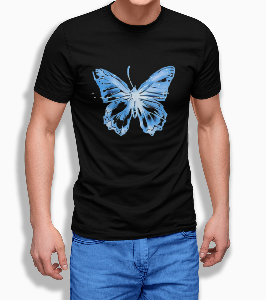 Luke Hemmings Boy Blue Butterfly Shirt