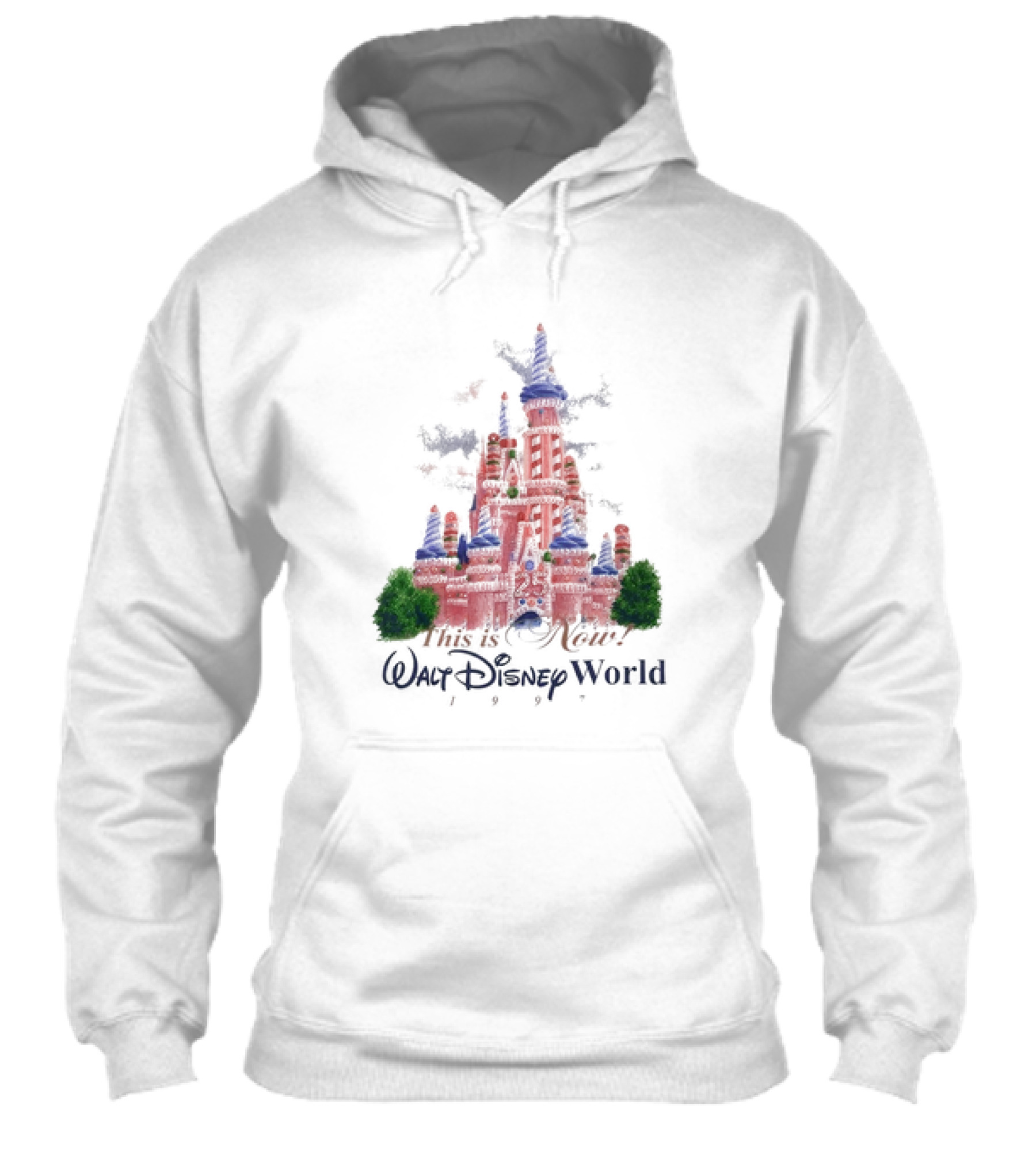 This Is Your Walt Disney World 25Th Anniversary 1997 Pink Castle Shirt