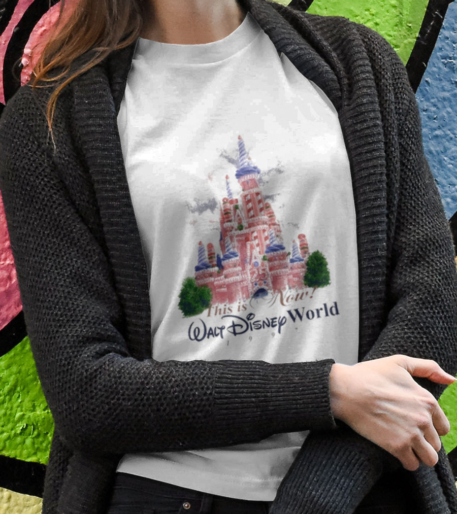 This Is Your Walt Disney World 25Th Anniversary 1997 Pink Castle Shirt