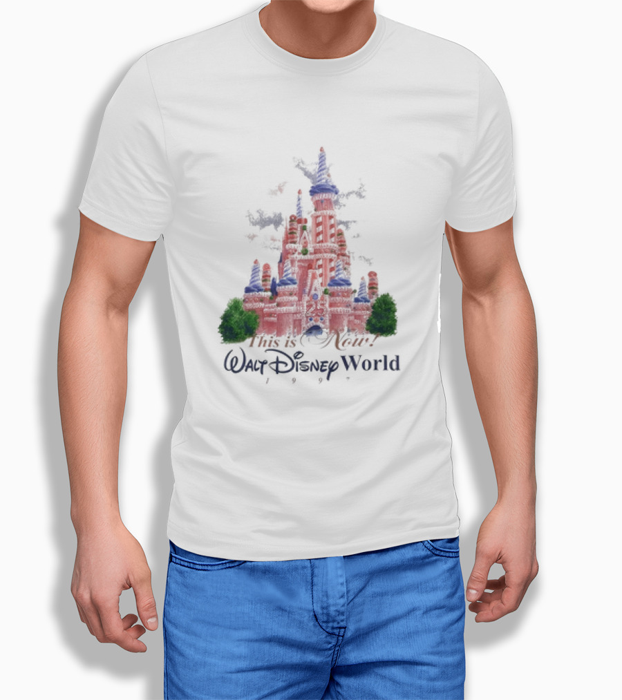 This Is Your Walt Disney World 25Th Anniversary 1997 Pink Castle Shirt