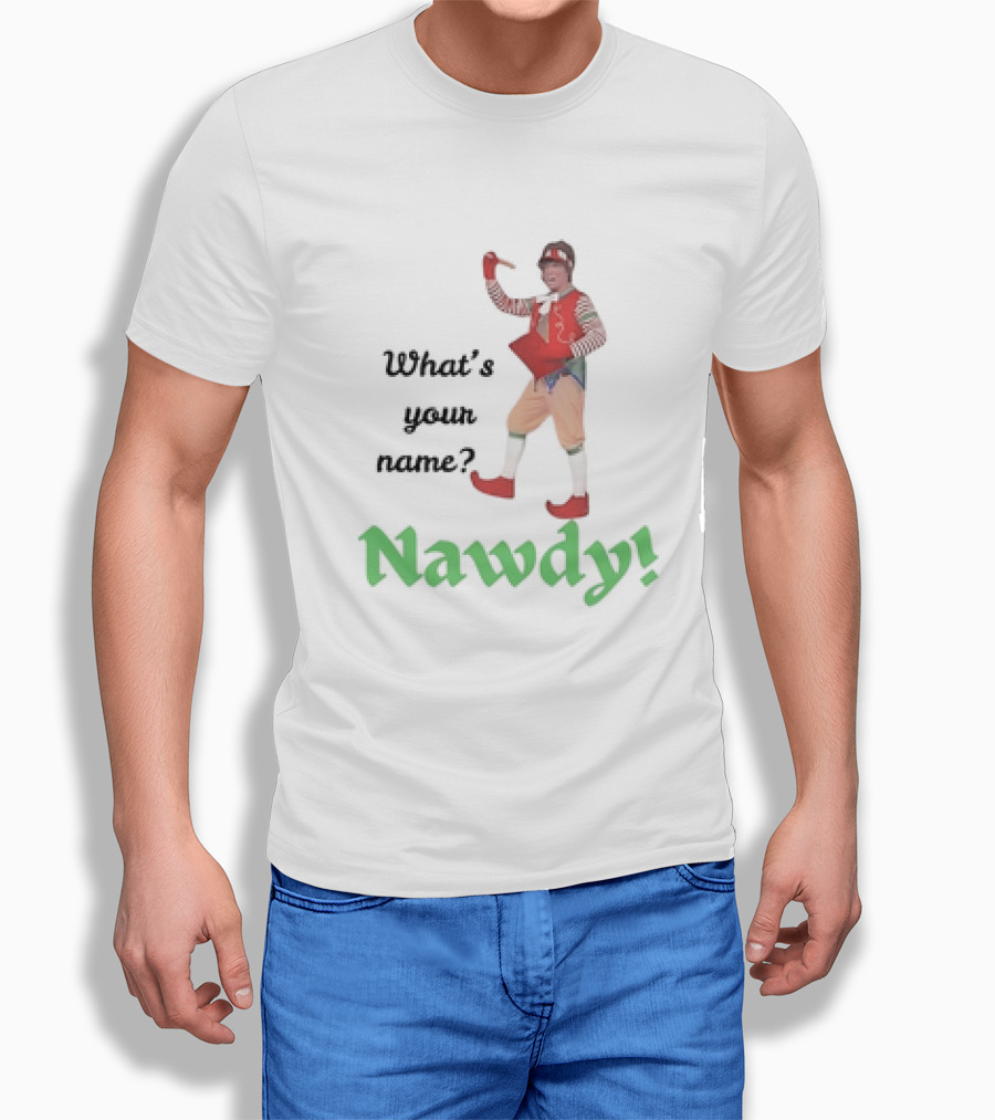 Whats Your Name Nawdy Vintage Clown Costume Shirt