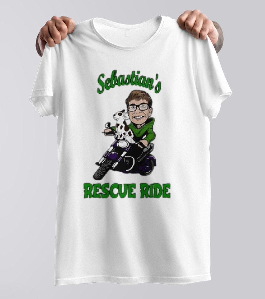 Ski Lift Chair Sketch Shirt