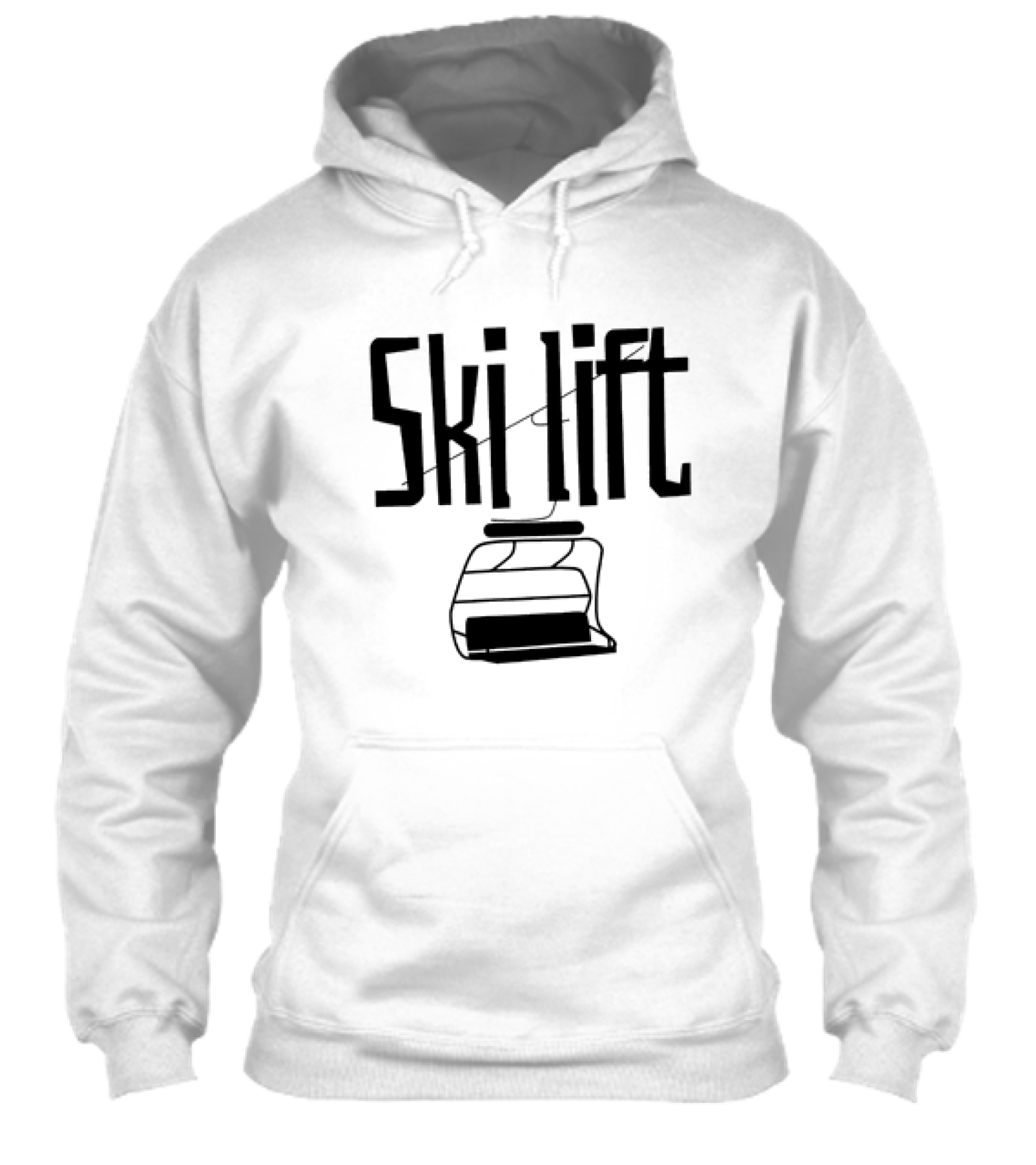 Ski Lift Chair Sketch Shirt