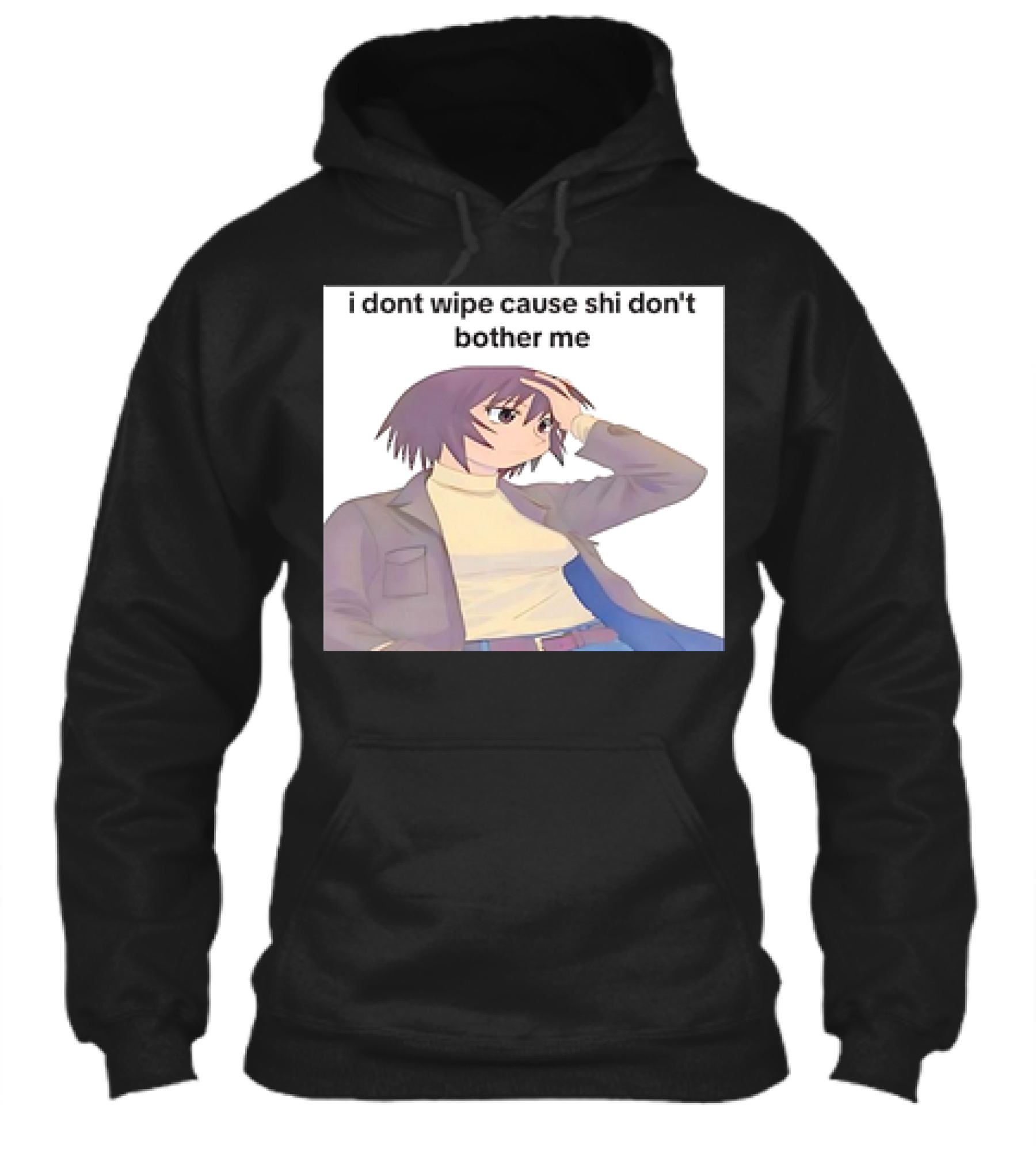 Kagura I Dont Wipe Cause Shi Dont Bother Me Anime Shirt