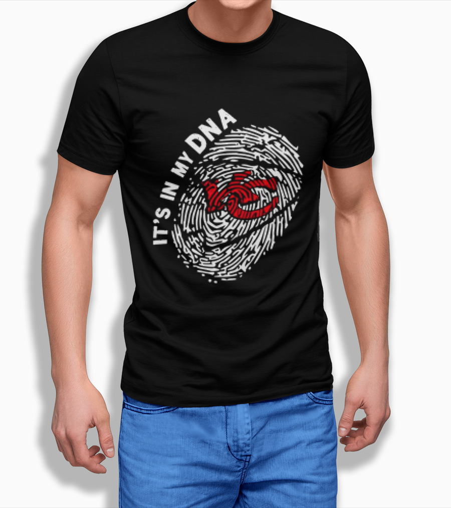 Kansas City Chiefs Its In My Dna Fingerprint Shirt