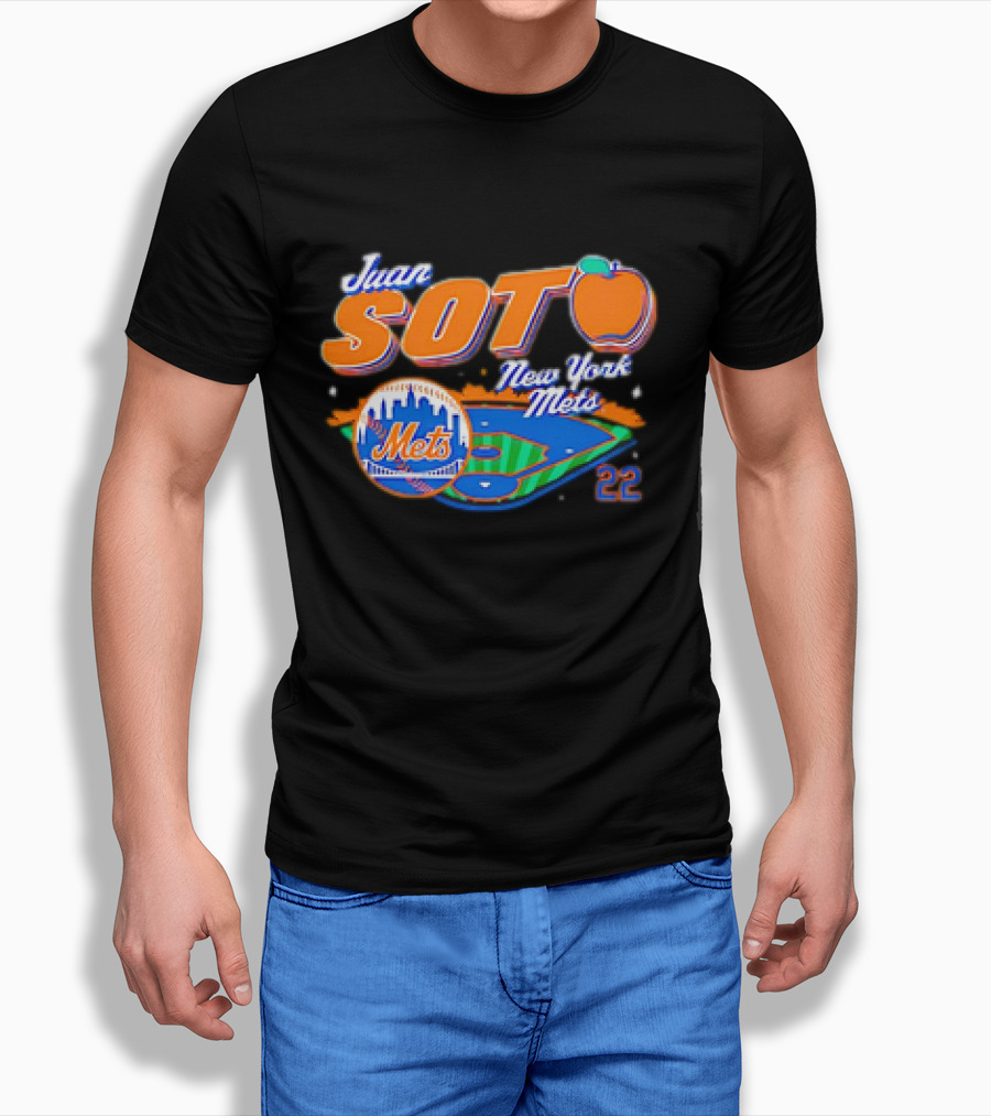 Juan Soto New York Mets Peach 22 Stadium Mets Shirt